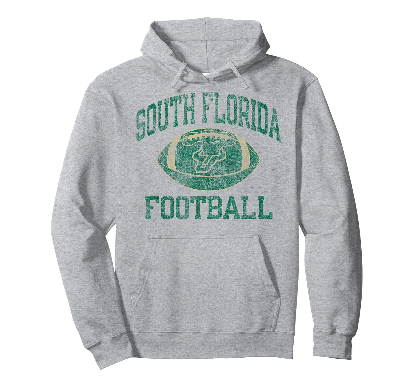 South Florida Bulls Football Intensity Vintage White T-Shirt