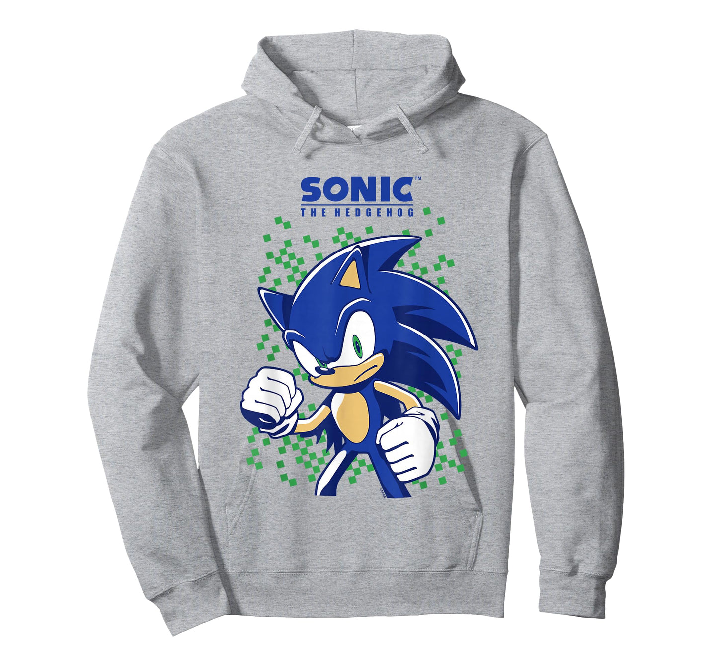 Sonic The Hedgehog Green Pixel Background Epic Shot T-Shirt