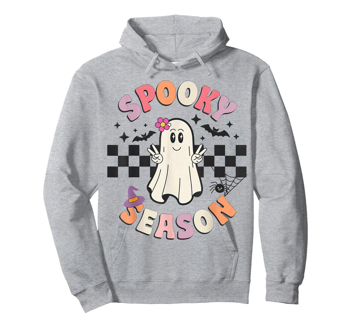 Spooky Season Retro Happy Halloween Ghost T-Shirt