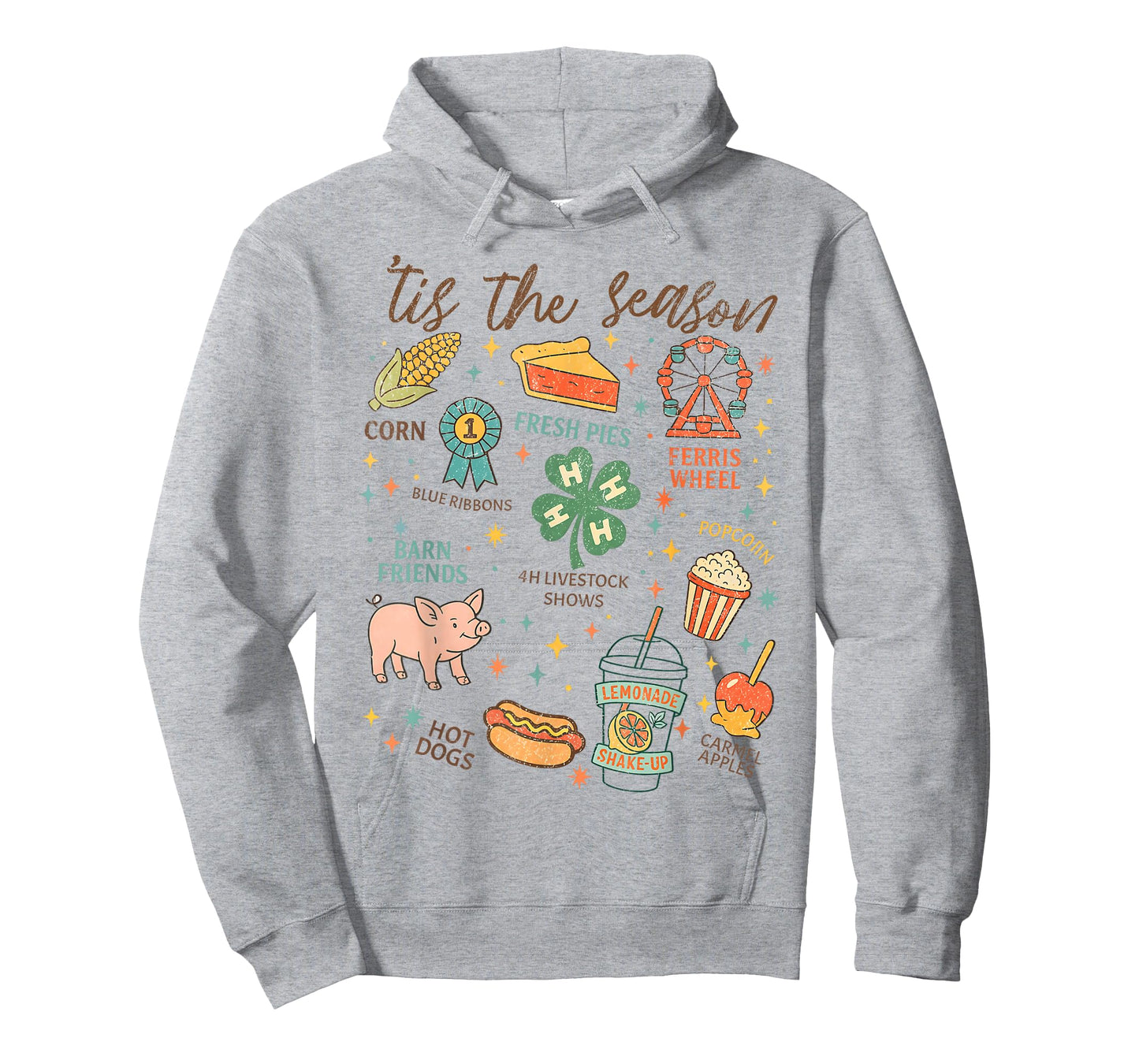 Tis The Season State Fair Livestock Shows Fair Week Tired T-Shirt