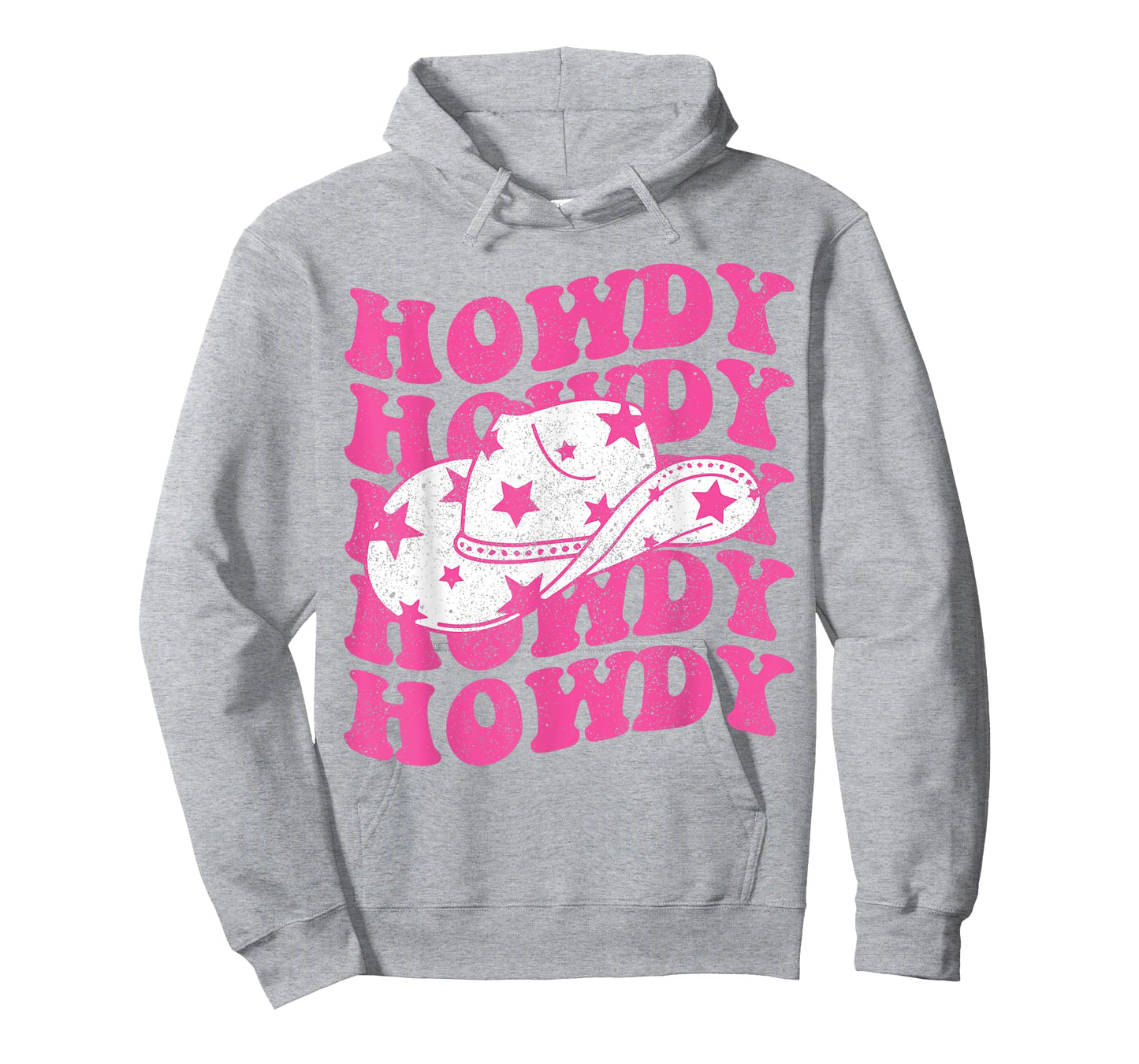 Howdy Southern Western Girl Country Rodeo Pink Cowgirl Women T-Shirt