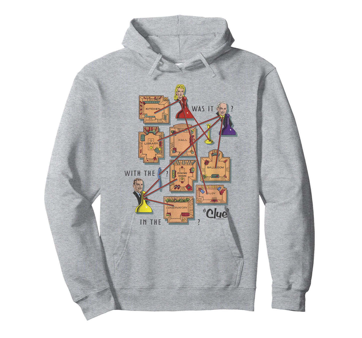Clue Mystery Gameboard Poster T-Shirt