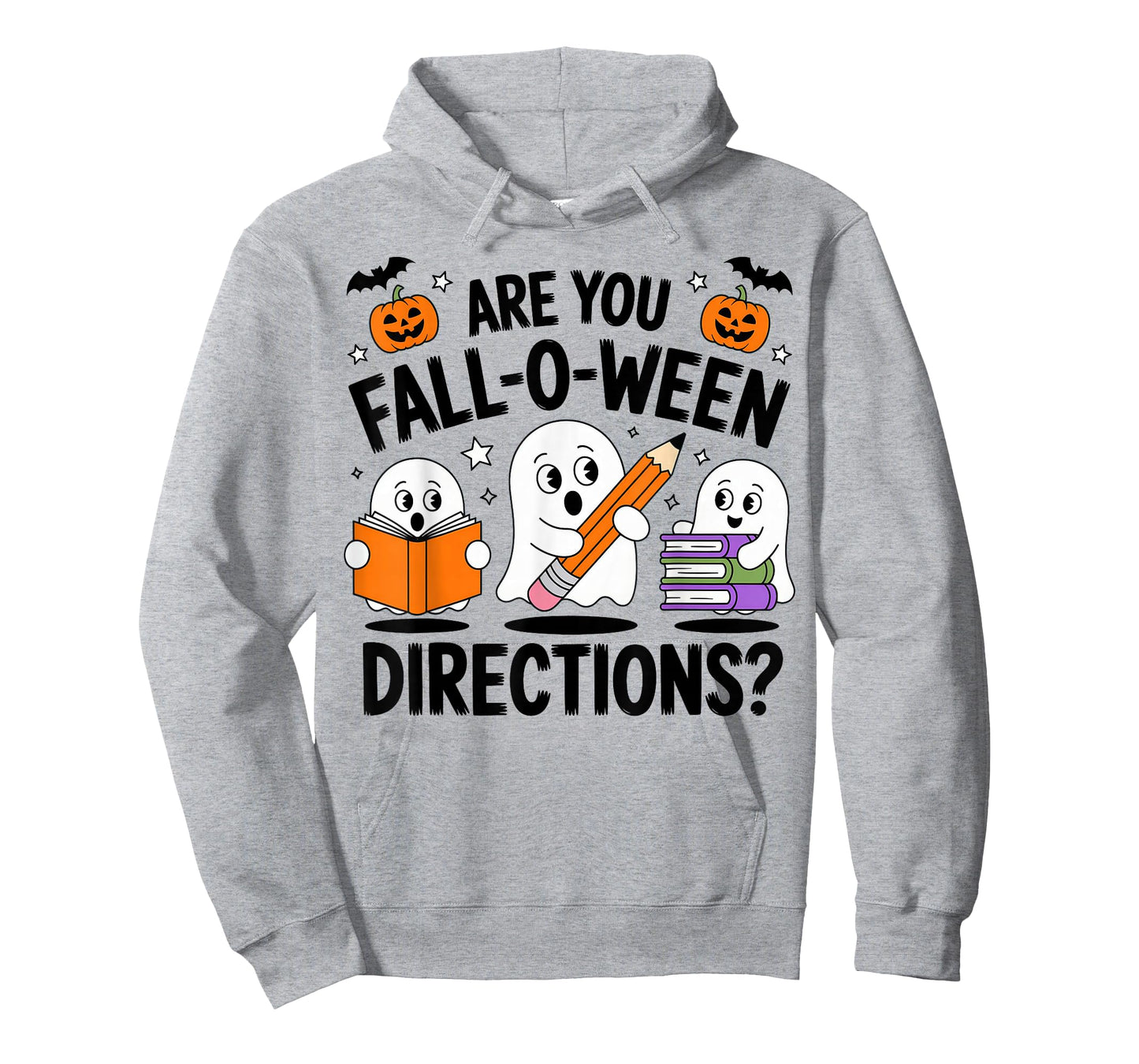 are You Fall O Ween Directions Halloween Teacher Ghosts T-Shirt