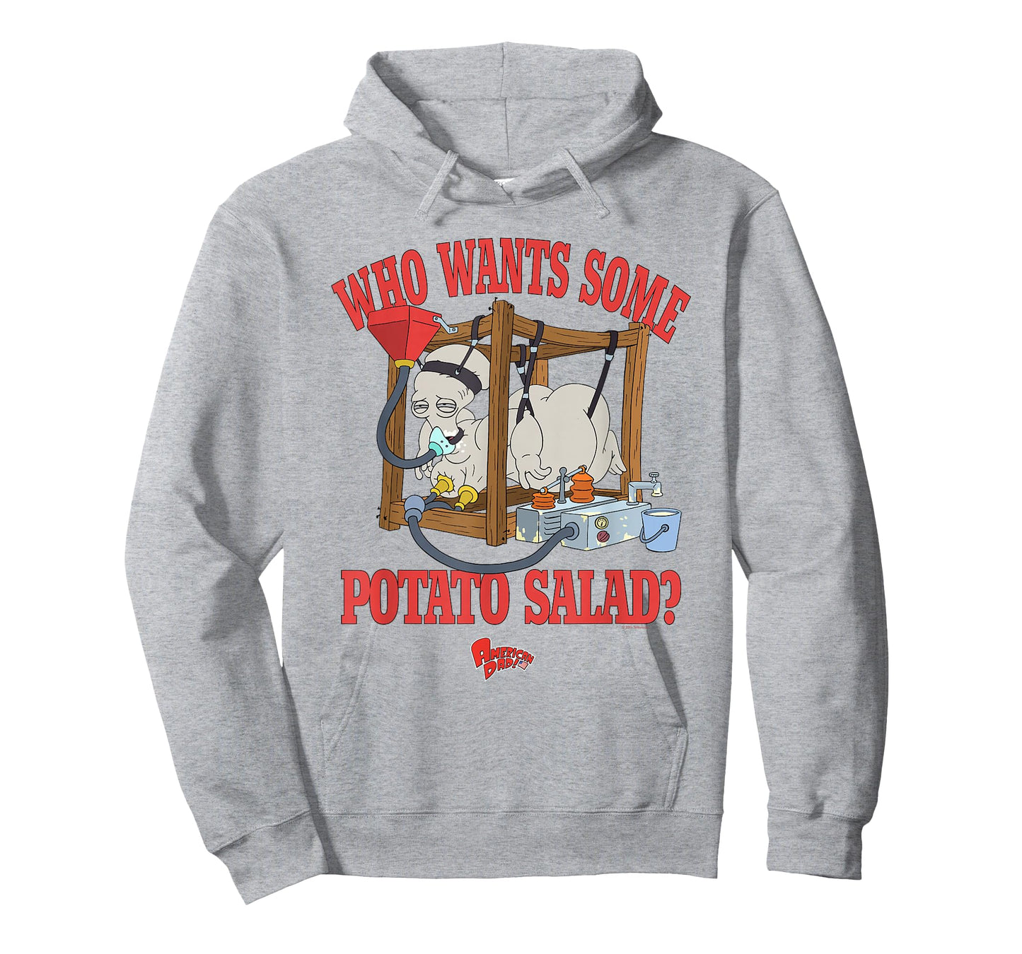 American Dad Who Wants Some Potato Salad Roger Cartoon T-Shirt