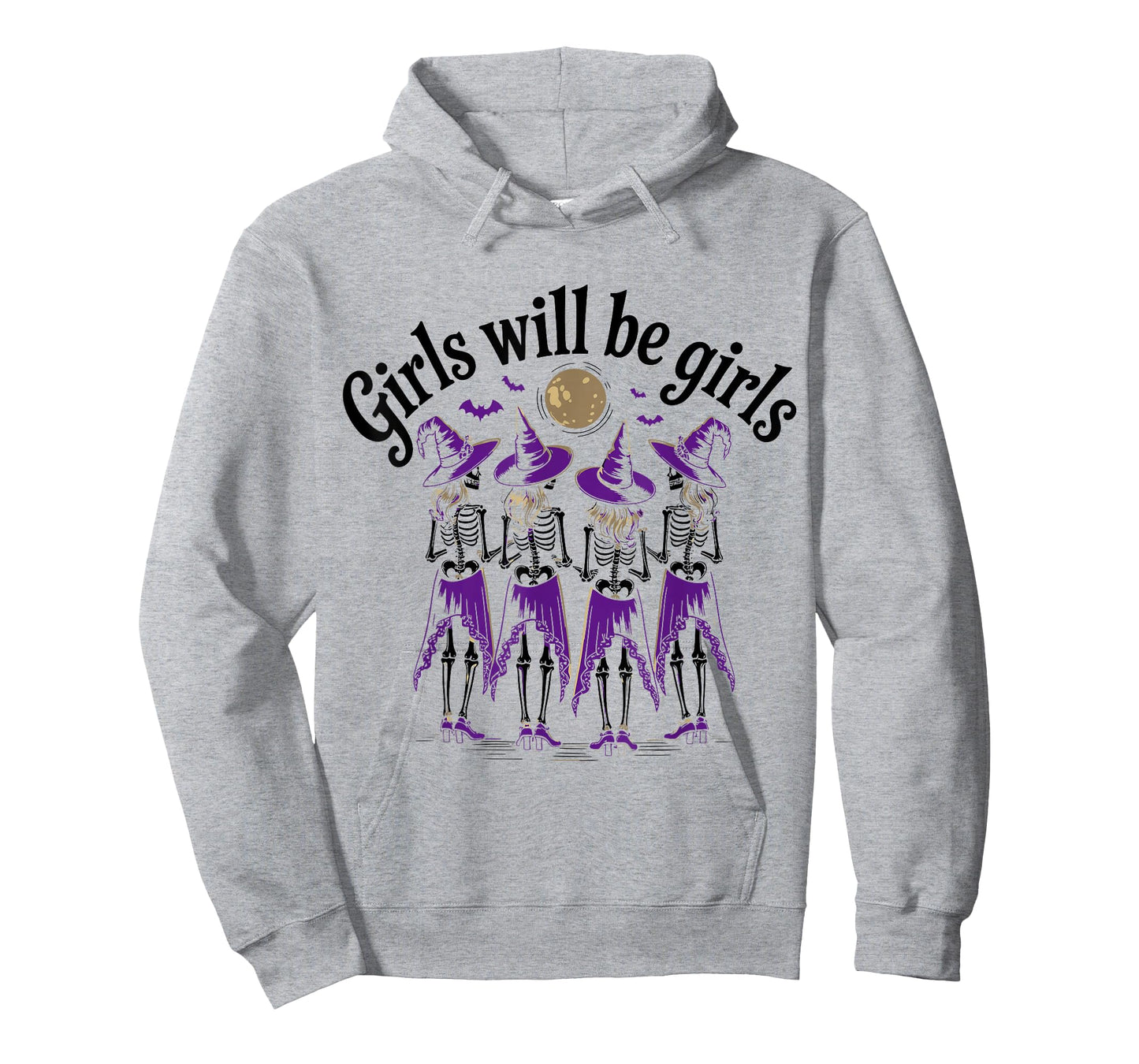 Spooky Season Girls Will Be Girls Witch Vintage Halloween T-Shirt