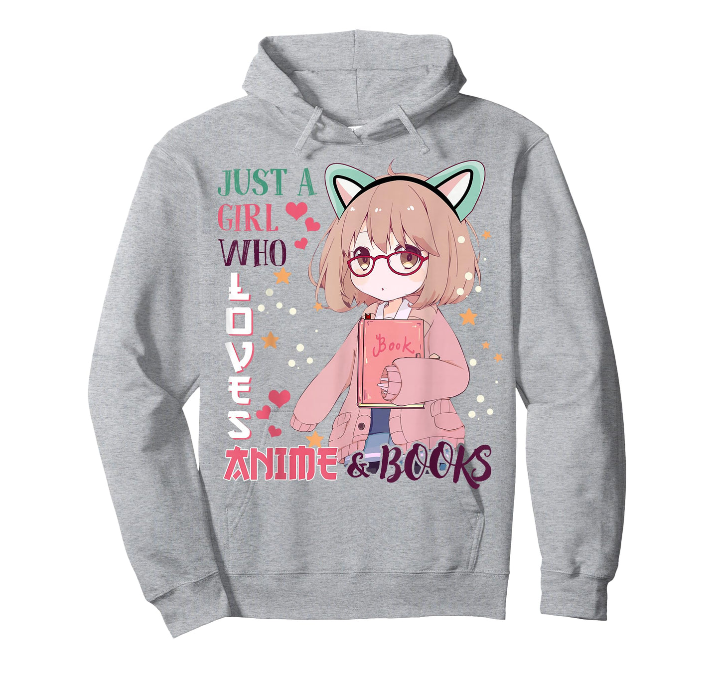 Girl Who Love Anime Books-Shirt Kids Teen Youth Toddler Cute T-Shirt