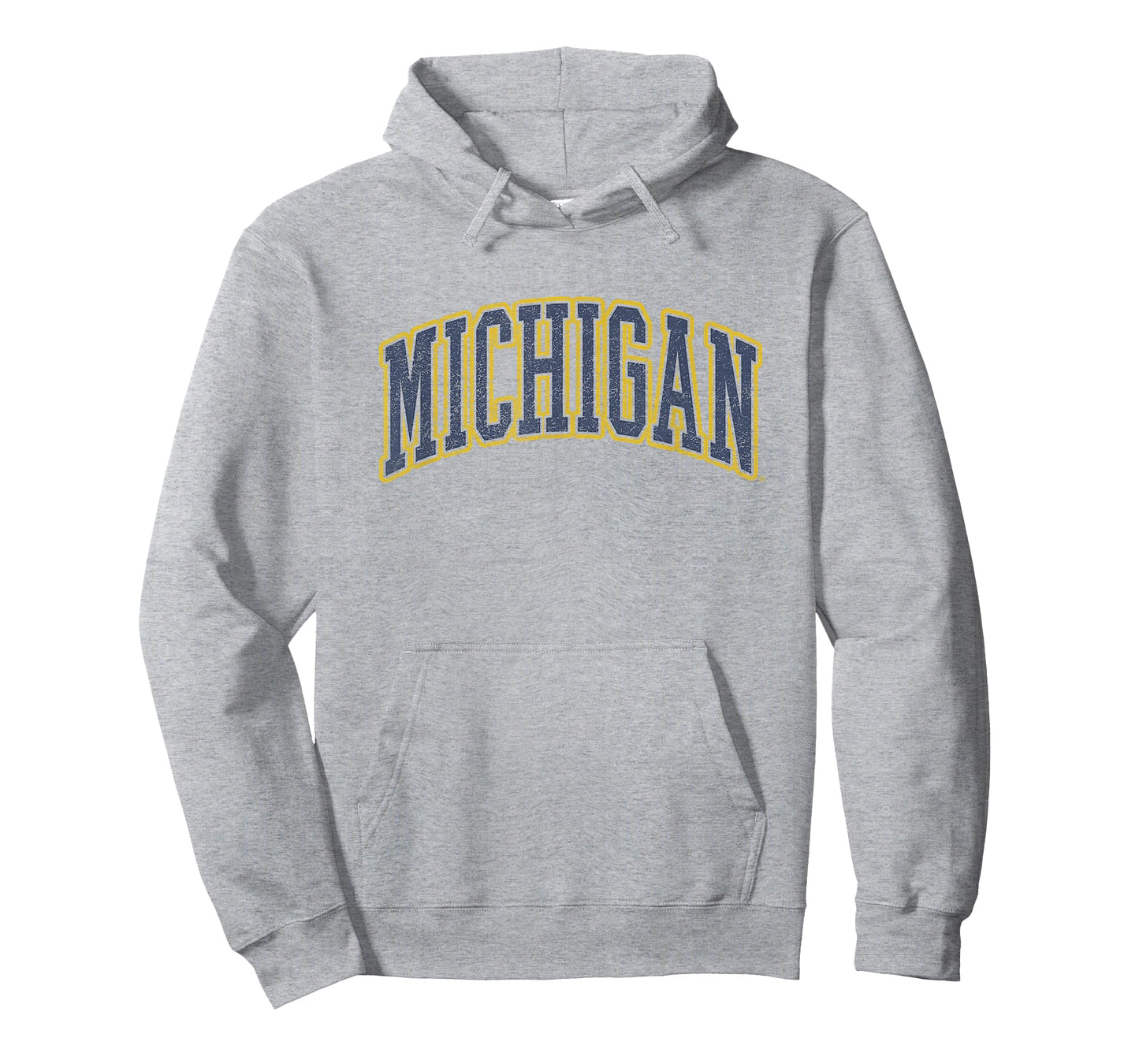 University of Michigan Wolverines U of M Distressed School T-Shirt