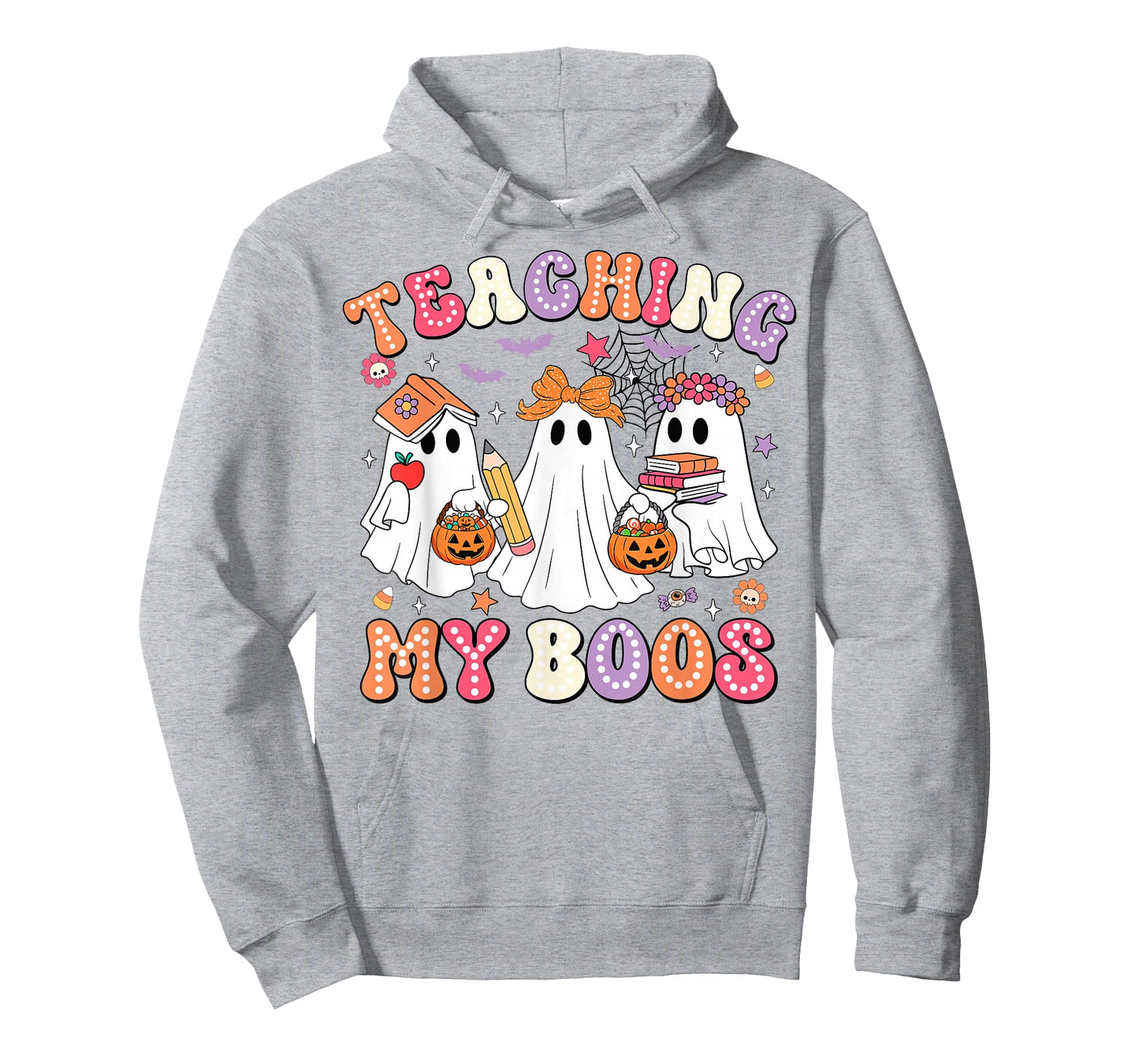 Teaching My Boos Cute Spooky Ghost Teacher Halloween Women T-Shirt