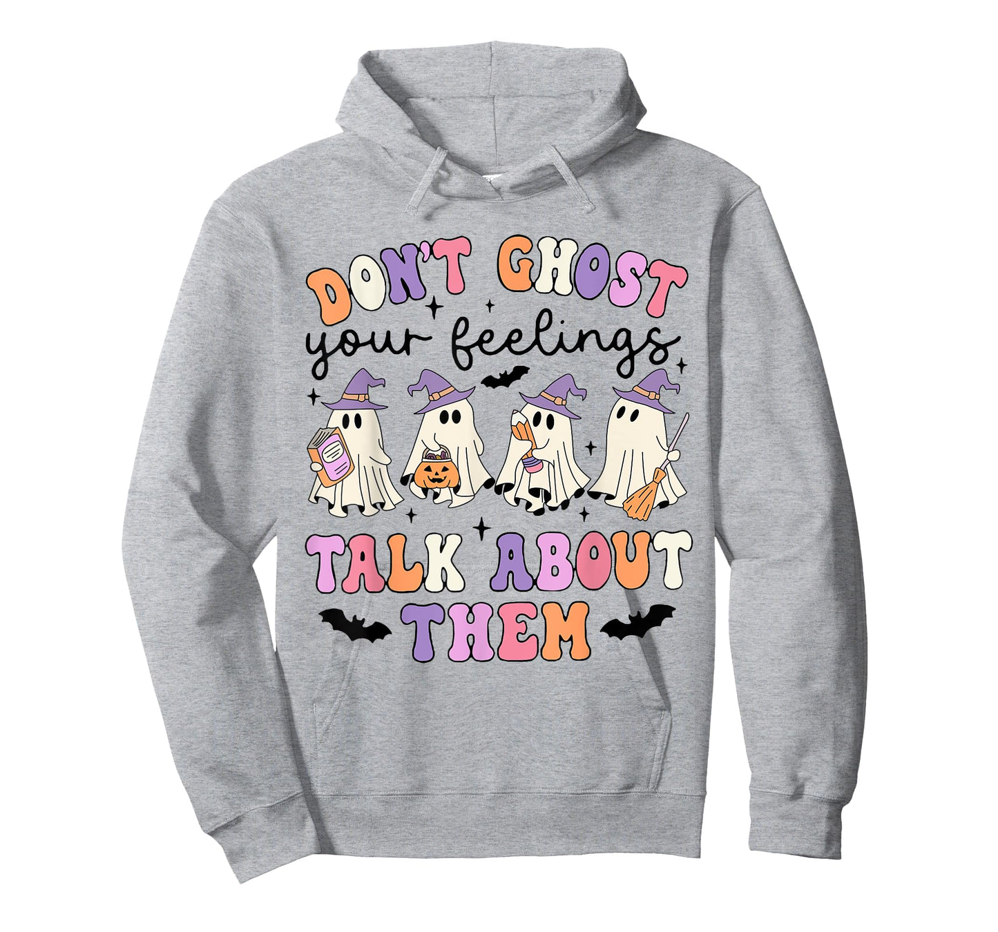 Don't Ghost Your Feeling Talk About Them Counselor Halloween T-Shirt