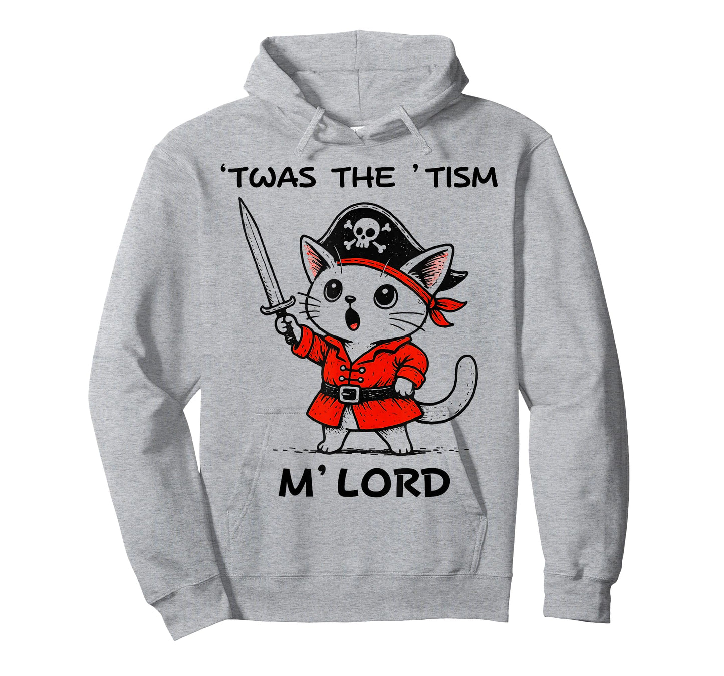 TWAS The Tism M'Lord Kawaii Pirate Cat Autism Awareness Kids T-Shirt