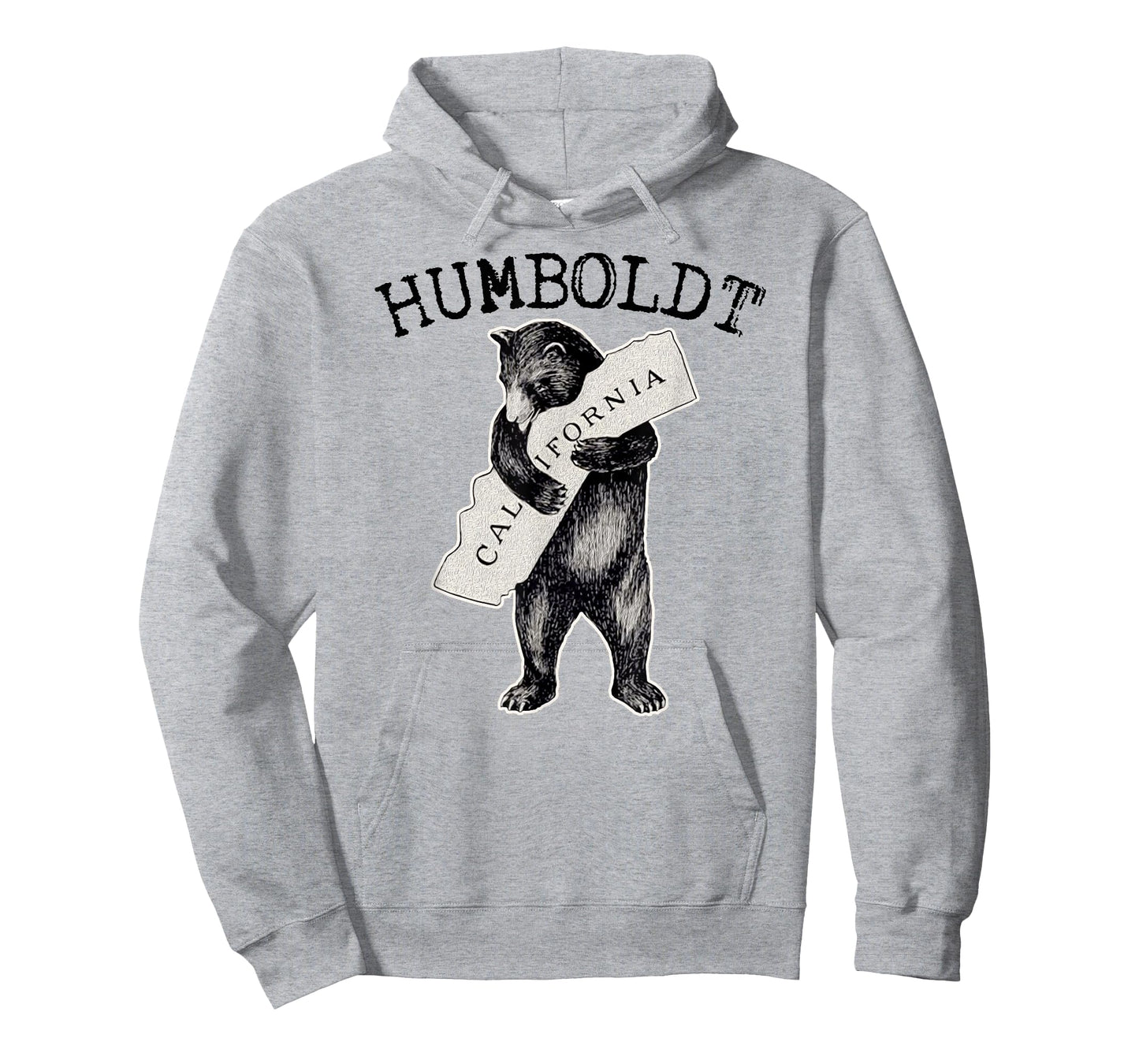 Cali Bear Hug I Love California Grizzly Bear Humboldt County T-Shirt