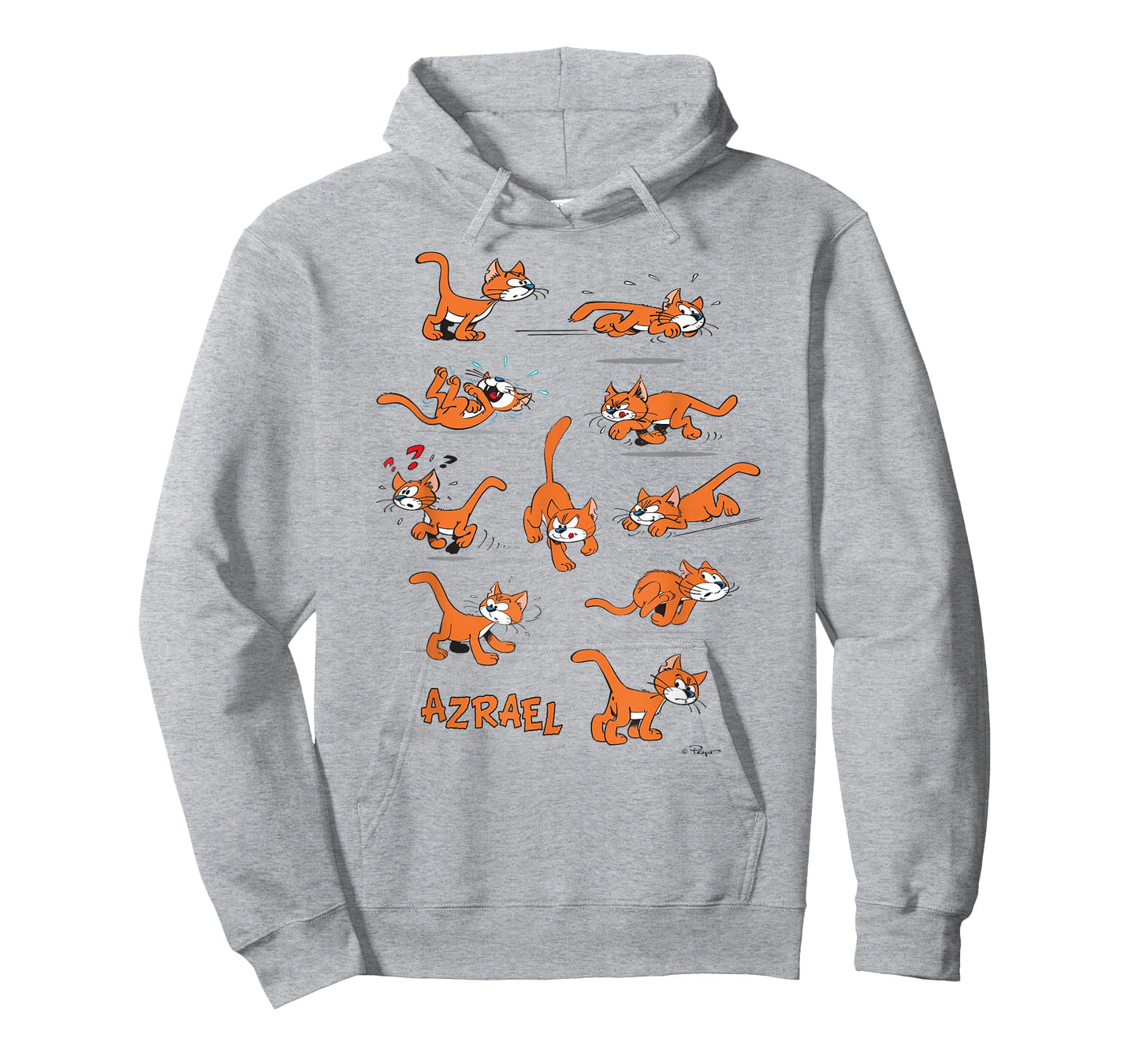 The Smurfs Azrael the Cat Poses Front and Back Cartoon T-Shirt