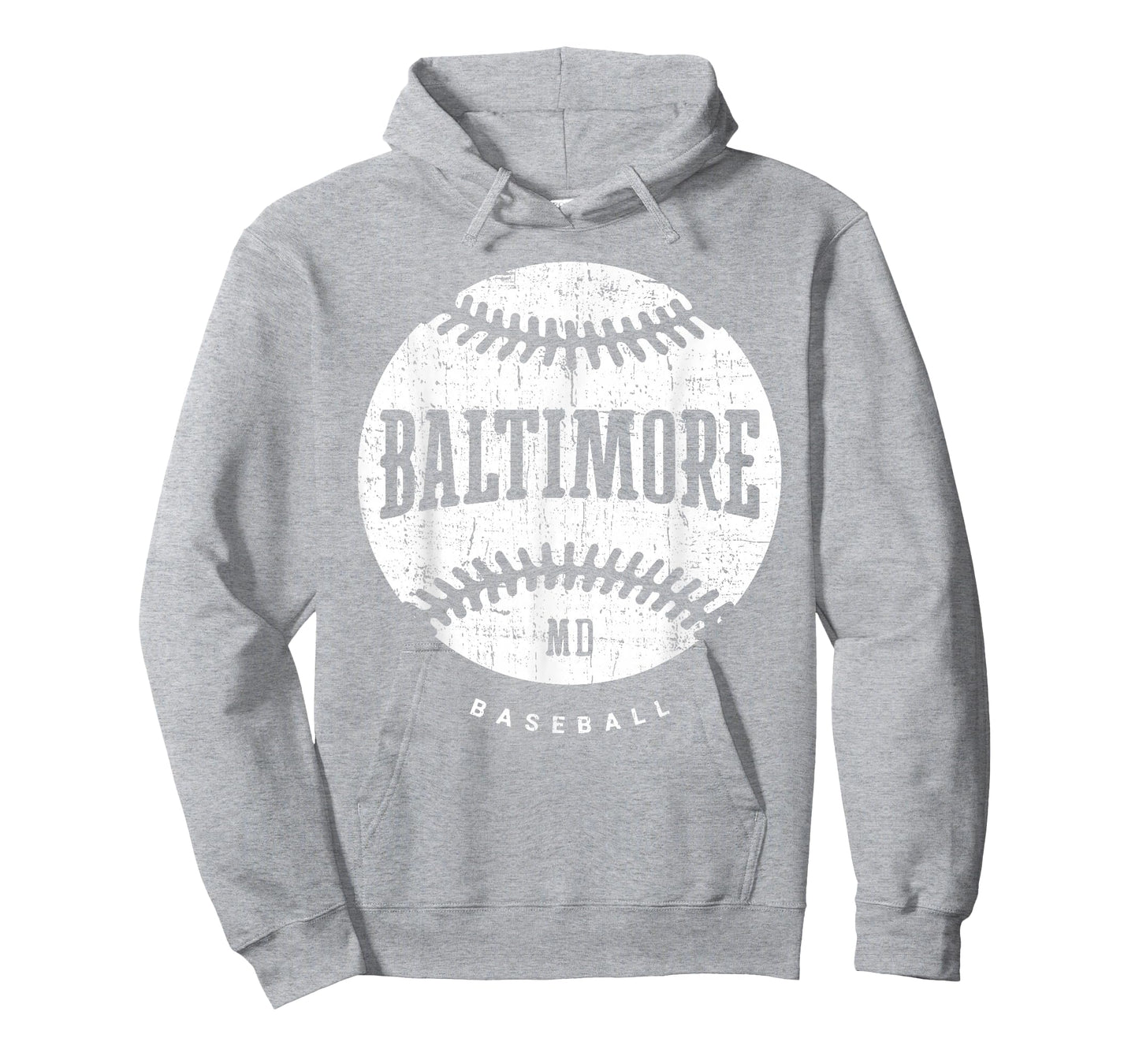 Baltimore Baseball Retro Vintage Design Baseball Lover T-Shirt