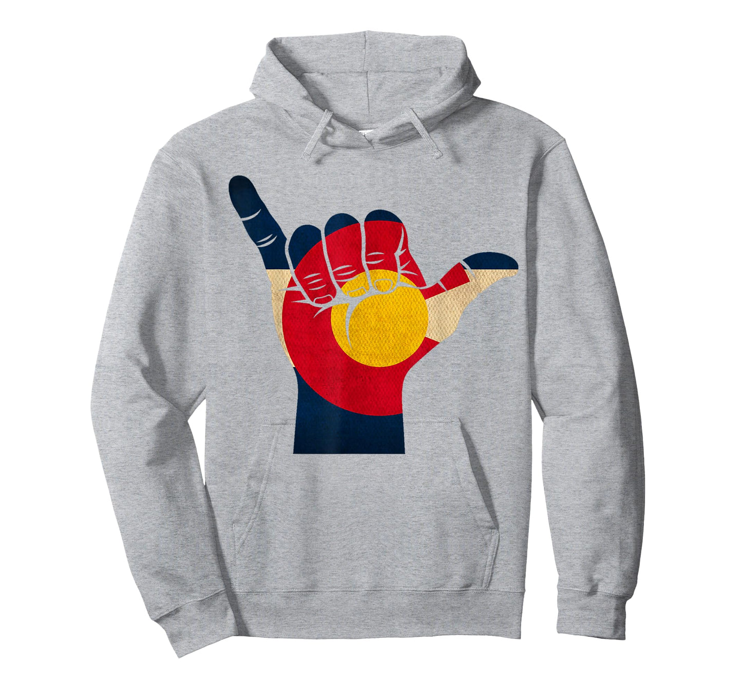 Colorado Rocky Mountain Shirt | Shaka Sign Flag of Colorado T-Shirt