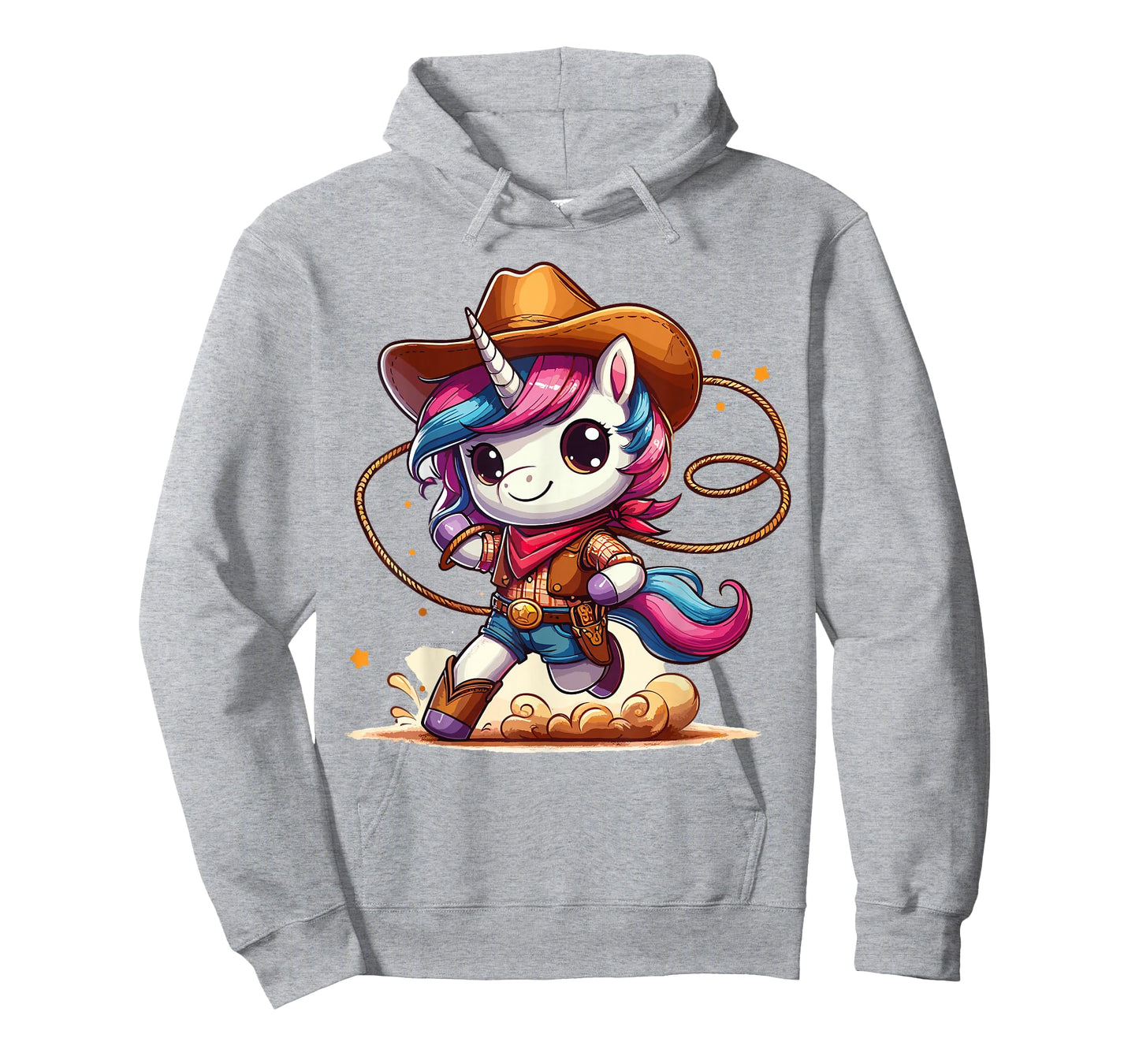 Western Rodeo Cowboy Hat Unicorn Texas Animals T-Shirt