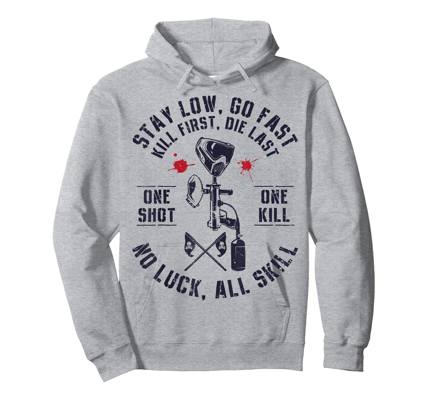 Stay Low Go Fast Funny Paintball Players Slogan Gifts Men T-Shirt