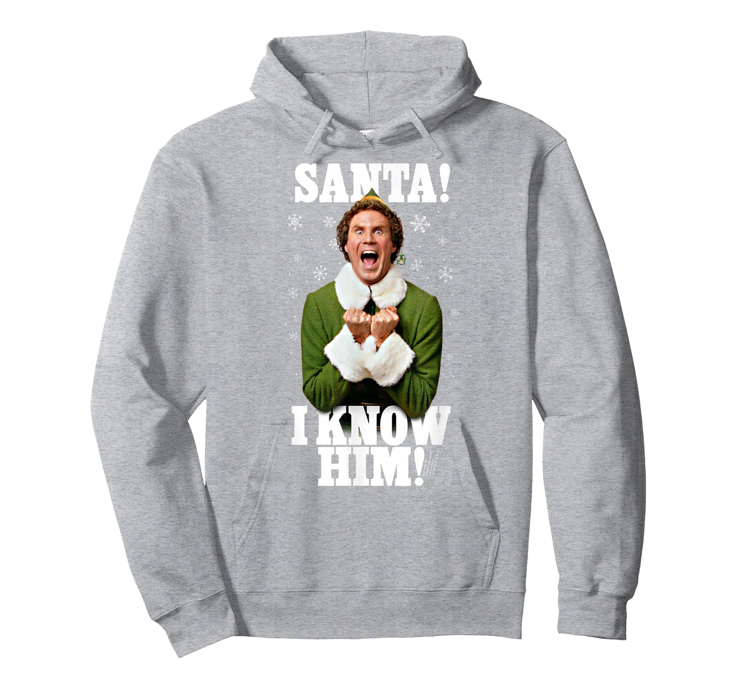 Elf Santa! I Know Him! Buddy Funny Christmas T-Shirt