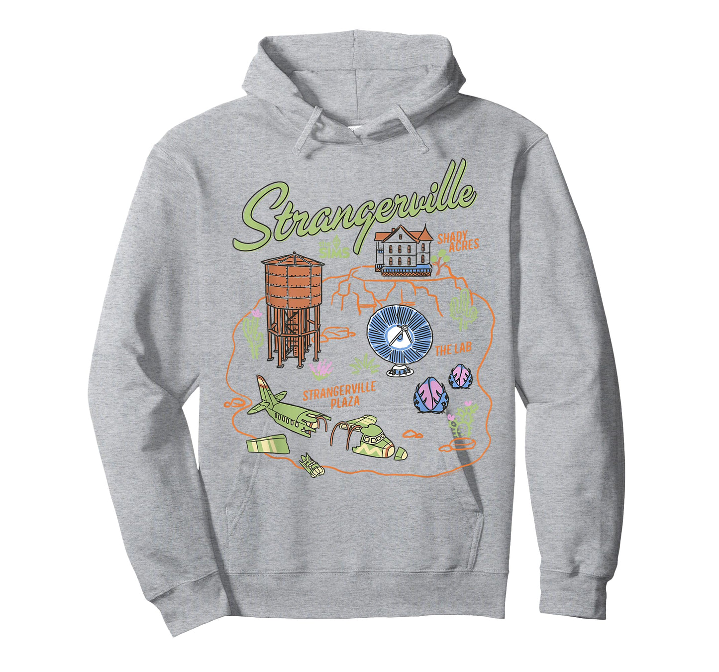 The Sims Visit Strangerville Map Video Game T-Shirt