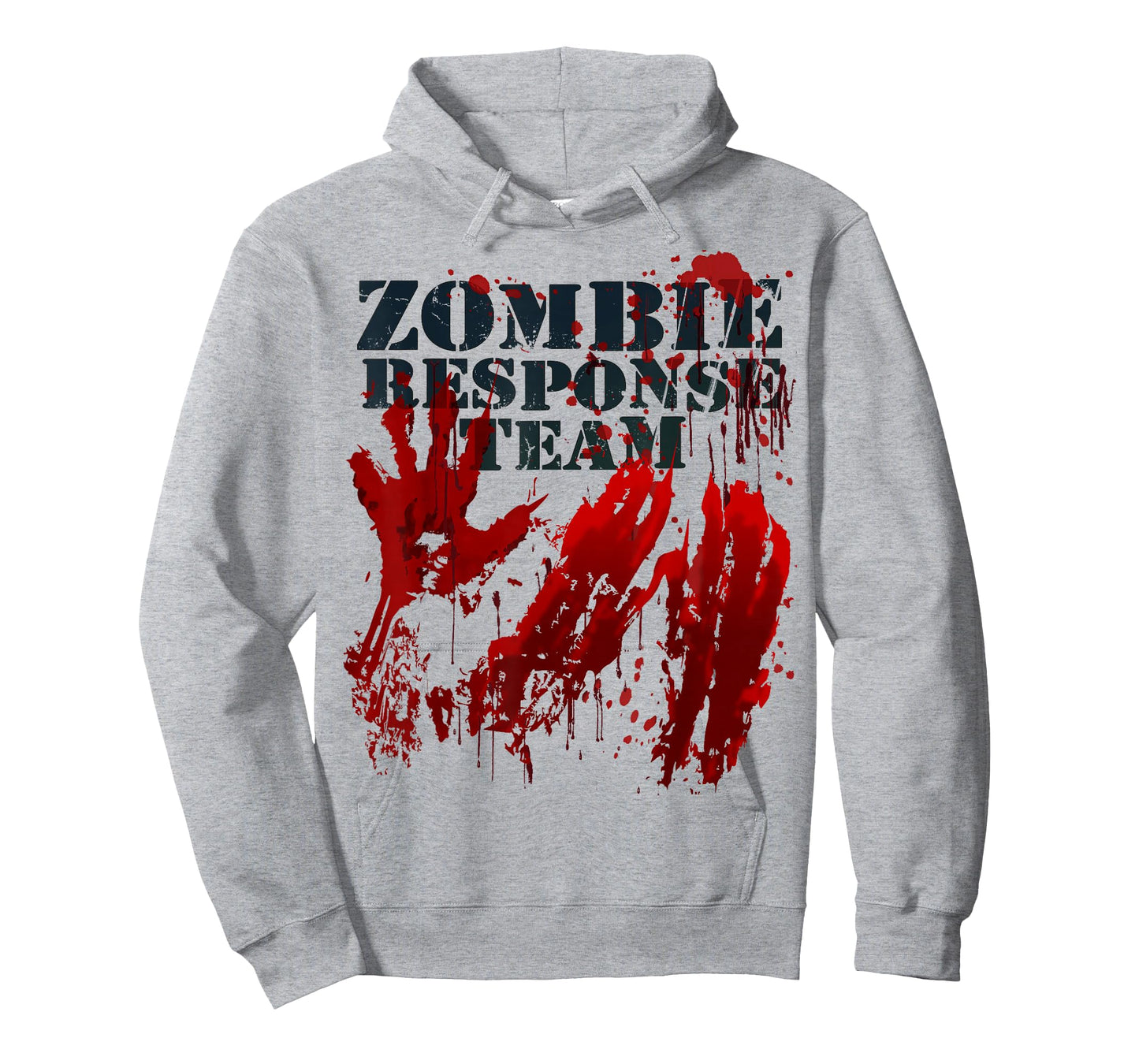 Zombie Shirt Blood Splatter Hands Zombie Response Team T-Shirt