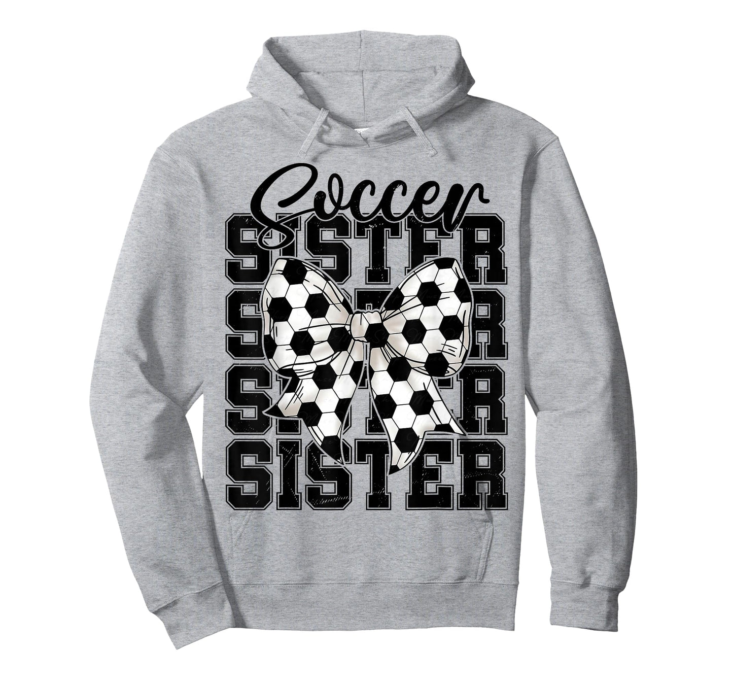Soccer Sister Coquette Bow Soccer Sport Soccer Lover T-Shirt