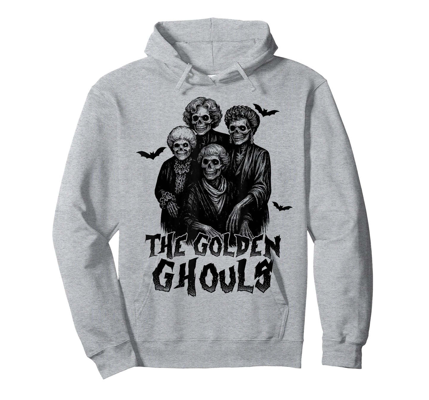 The Golden Ghouls Funny Halloween Skeleton Skull Women's T-Shirt