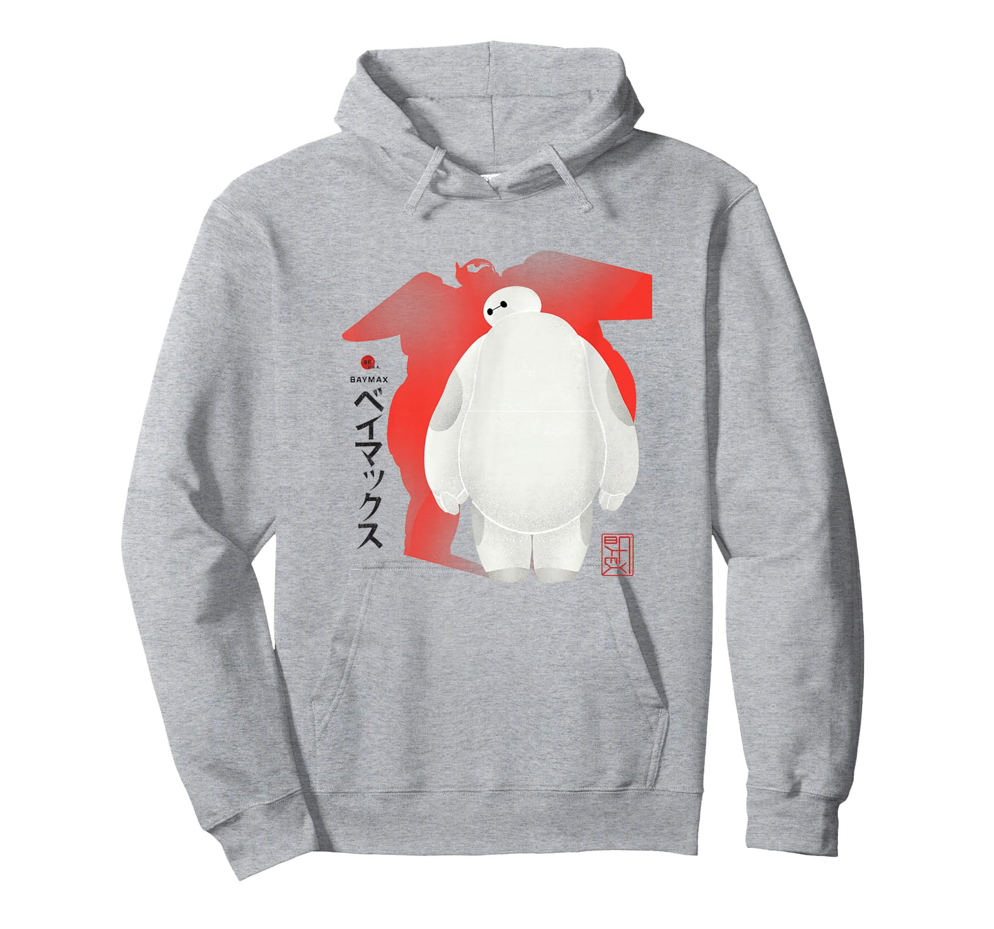 Disney Big Hero 6 Baymax Shadow Of A Hero Kanji Shot T-Shirt