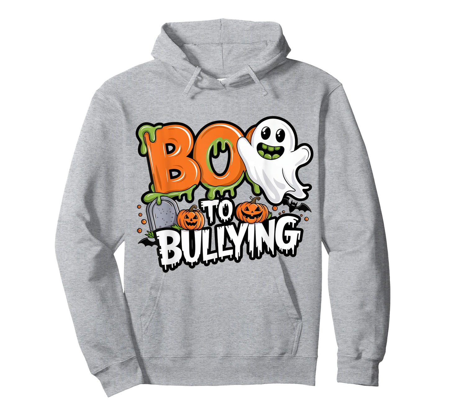 Boo Anti Bullying Funny Halloween Orange Unity Day Boys T-Shirt