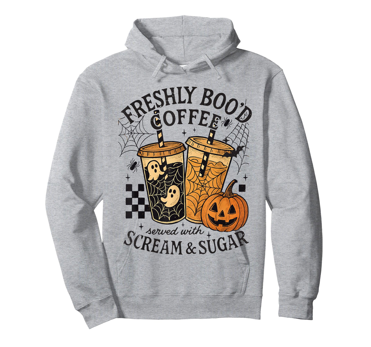 Freshly Boo’d Coffee Served with Scream & Sugar Halloween T-Shirt
