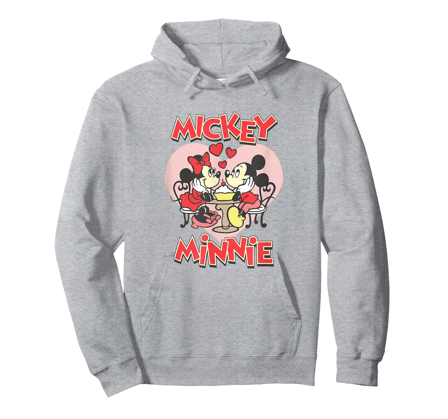 Disney Mickey Valentine's Day Mickey & Minnie Hearts T-Shirt