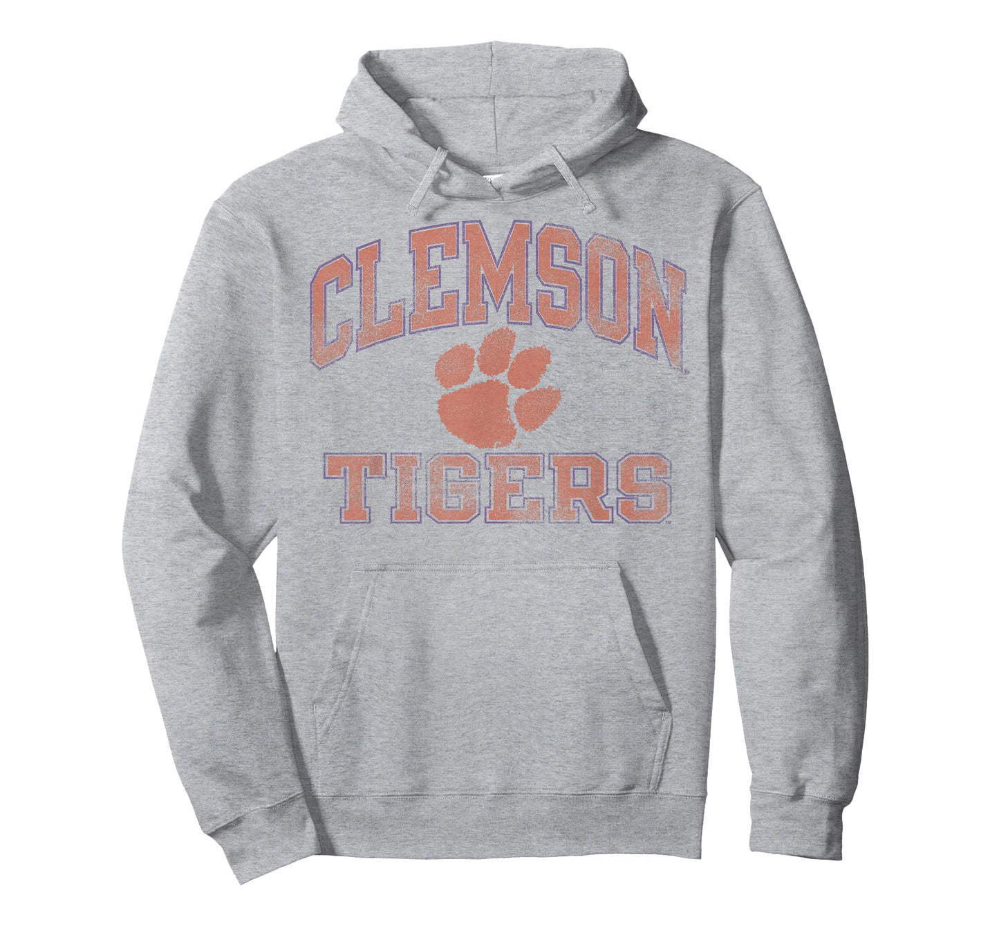 Clemson Tigers Vintage Worn Gray Officially Licensed T-Shirt