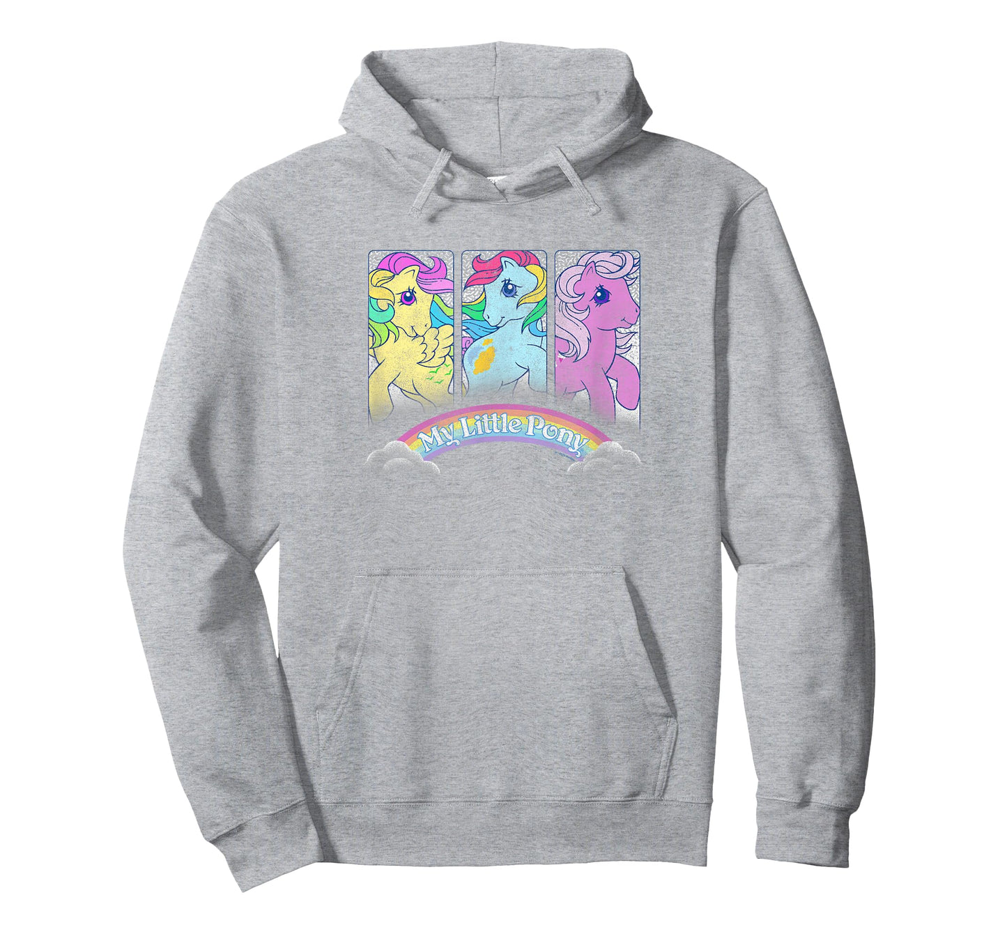 My Little Pony Classic Group Shot Retro Rainbow Box Up T-Shirt