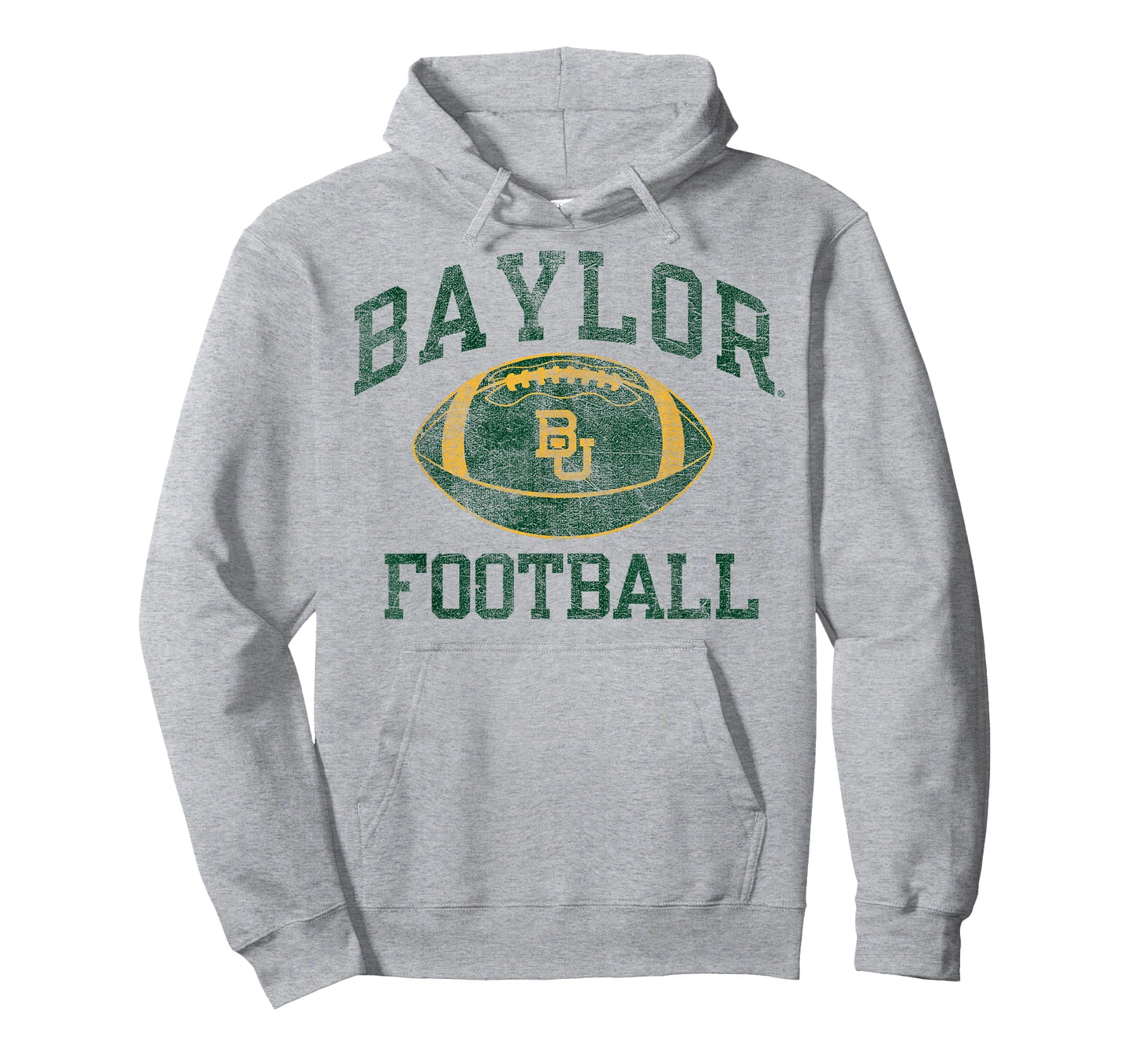 Baylor Bears Football Intensity Vintage White T-Shirt