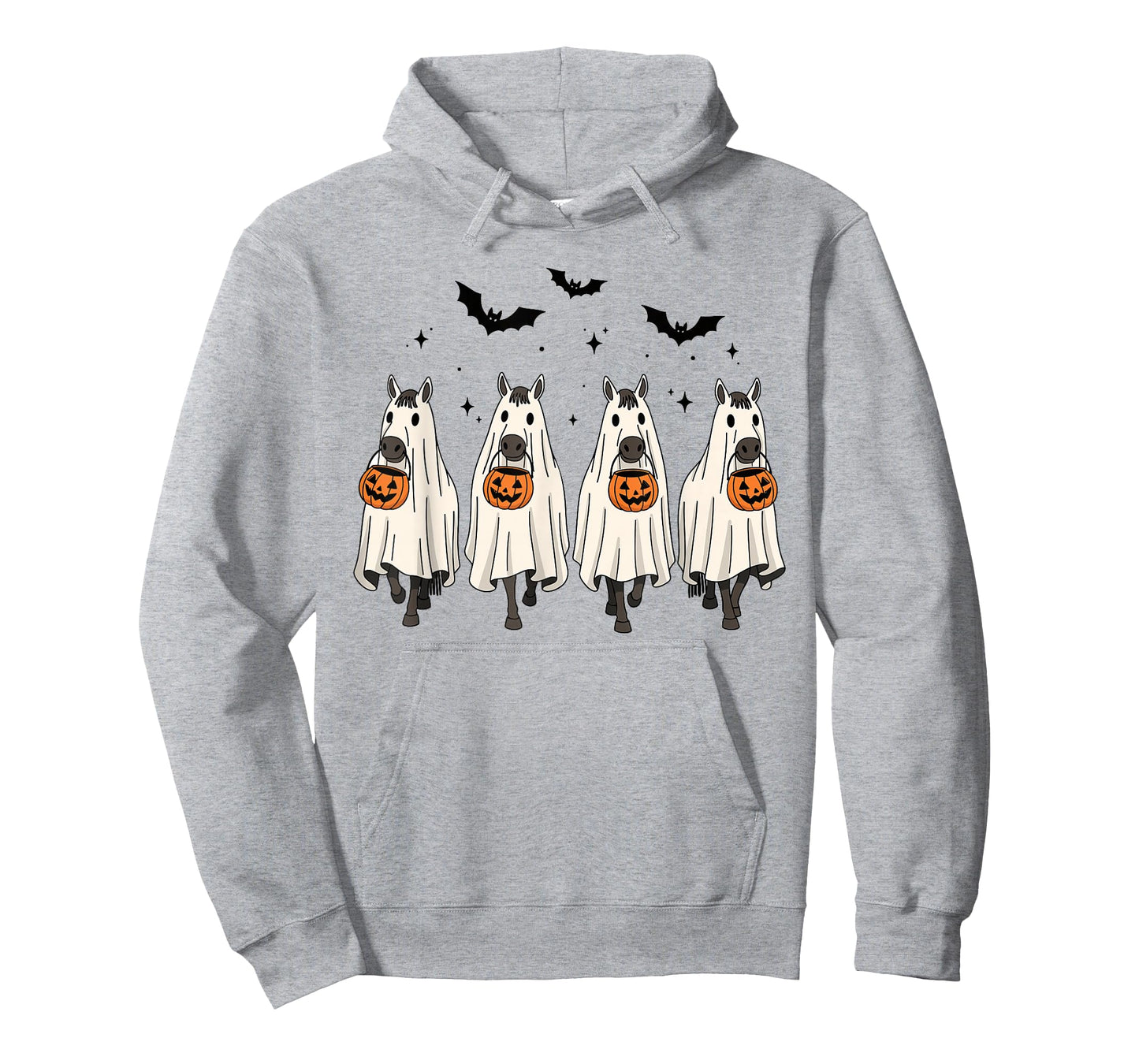 Funny Ghost Horses Halloween Cowboy Spooky Horse T-Shirt