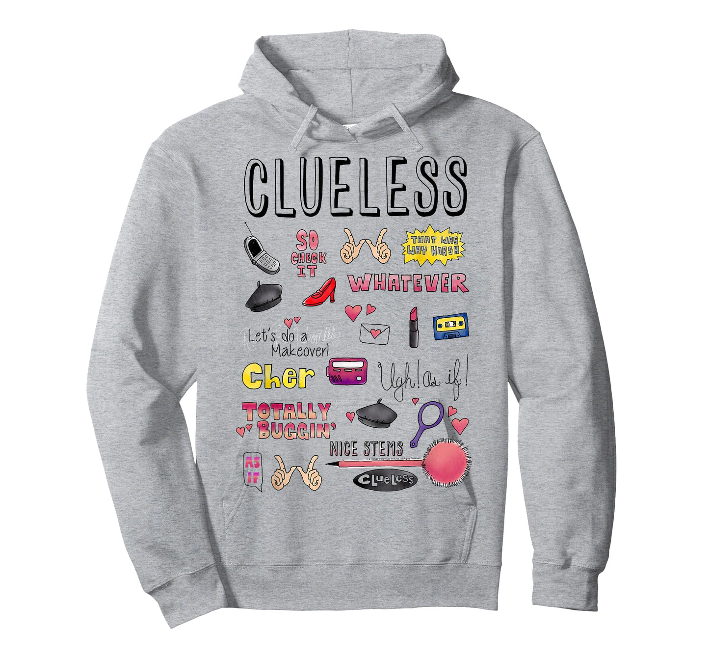 Clueless Icon Doodles T-Shirt
