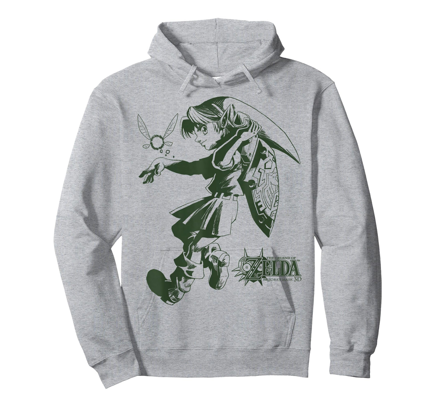 Nintendo Zelda Majora's Mask 3D Link Navi Green Line T-Shirt T-Shirt