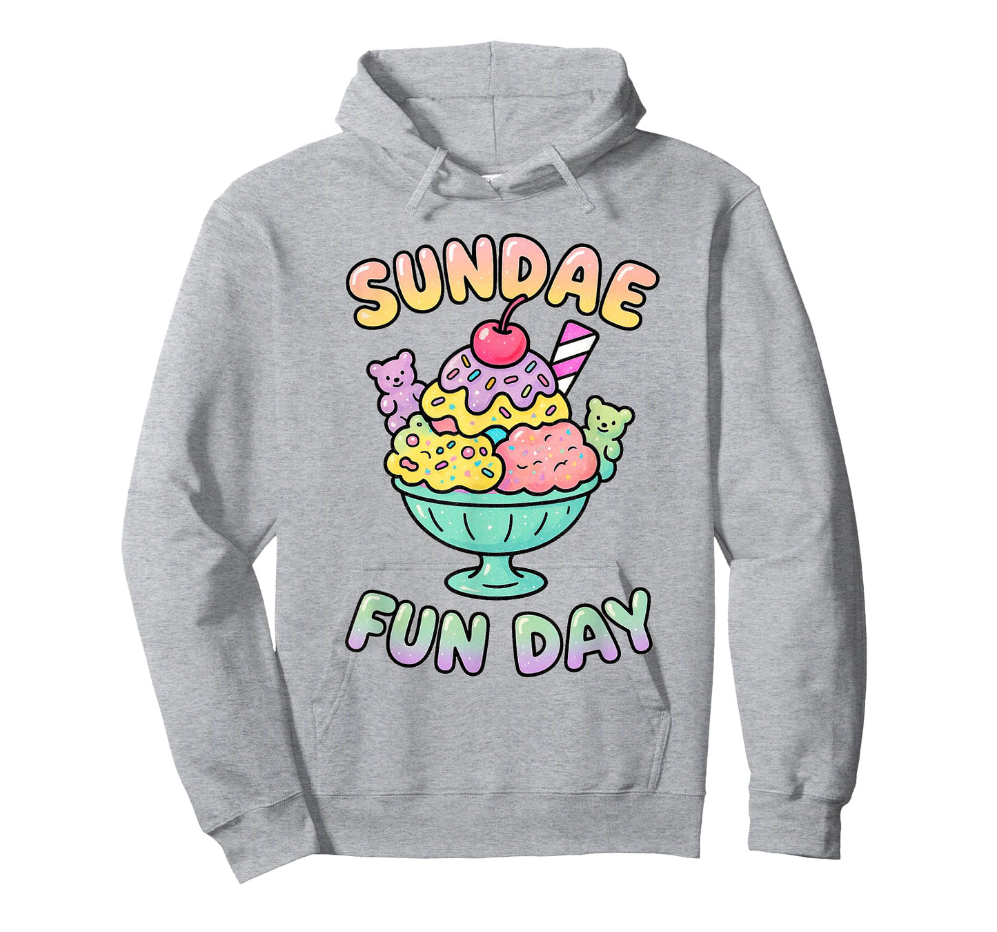 Sundae Fun day, Ice cream, candy, pun T-Shirt
