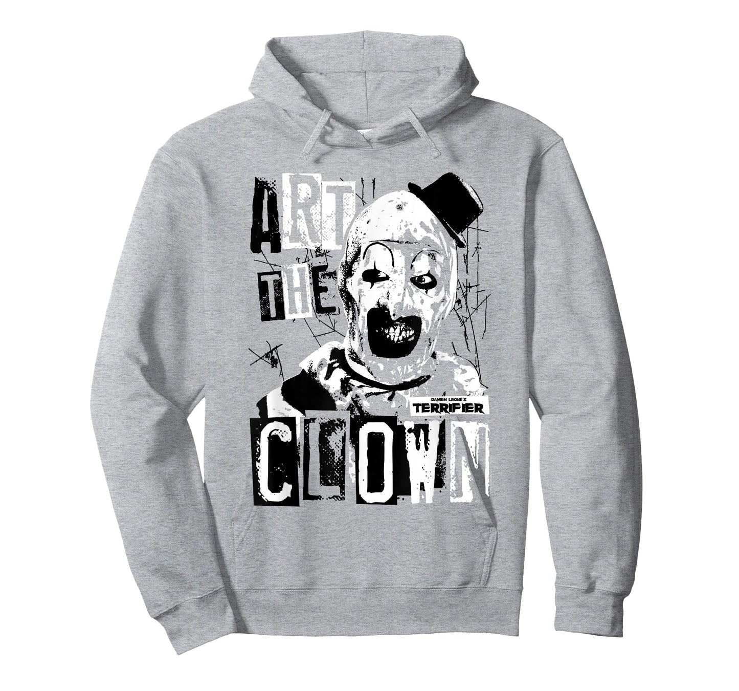 Terrifier Art The Clown Bloody Face High Contrast Horror T-Shirt