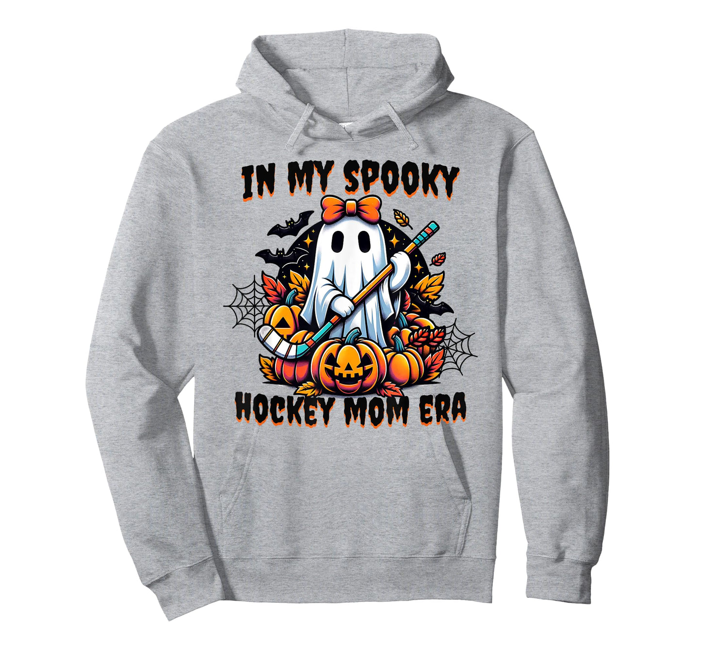 In My Spooky Hockey Mom Era Halloween Coquette Ghost Cute T-Shirt
