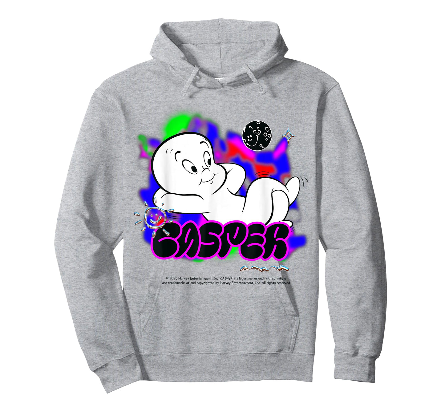 Casper Movie Vibrant Neon Style T-Shirt