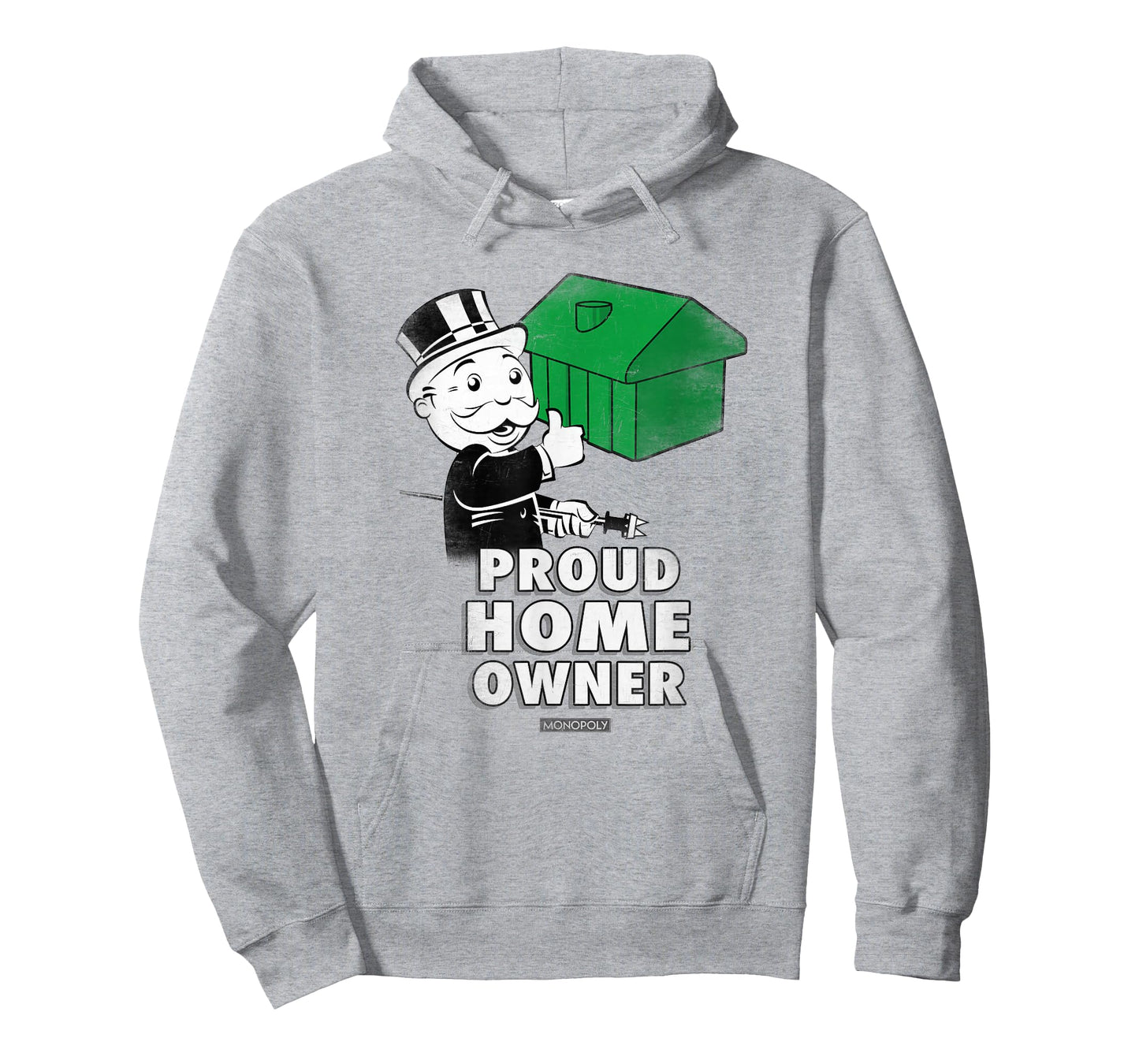 Monopoly Mr. Monopoly Proud Home Owner Vintage House Logo T-Shirt