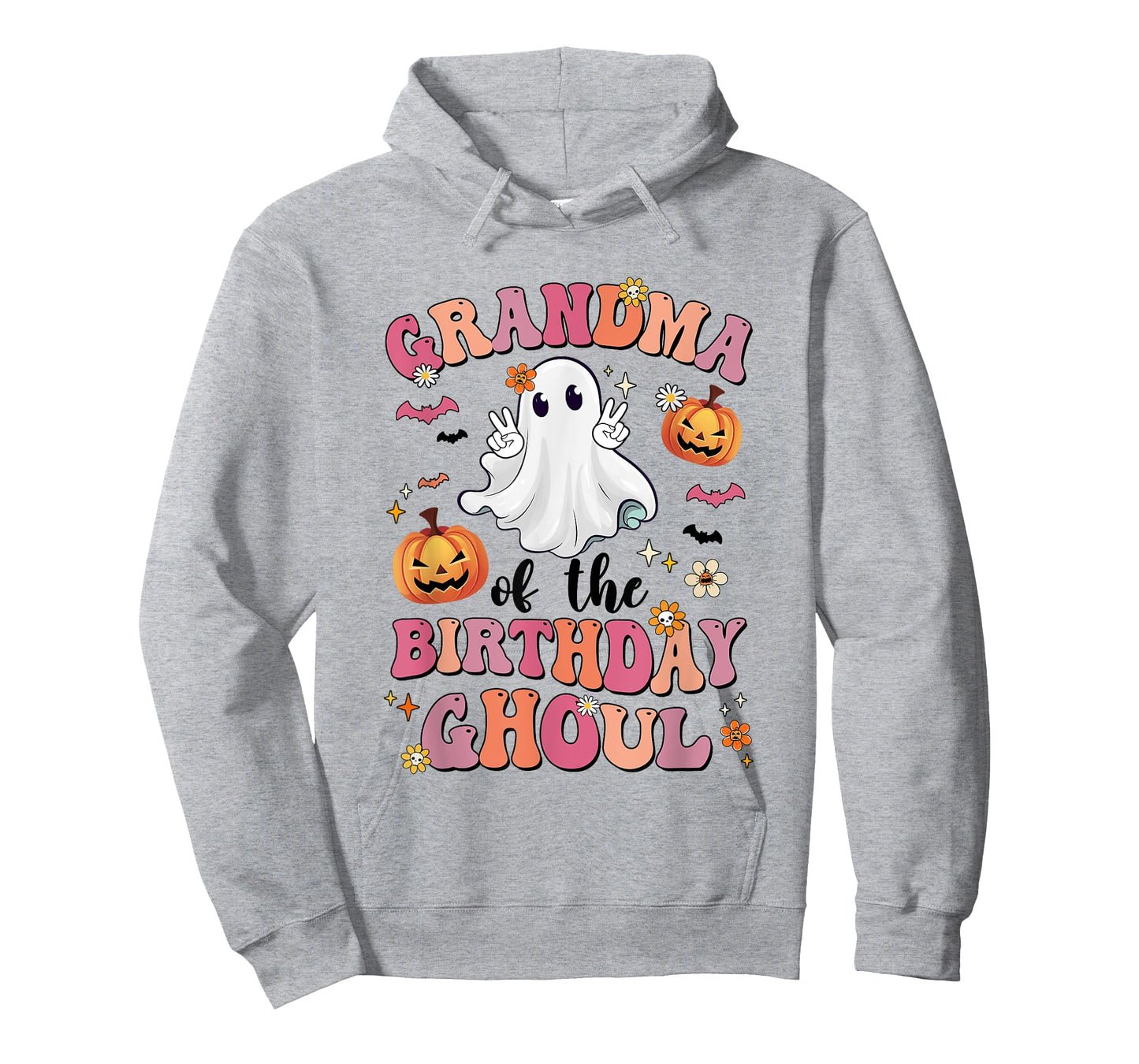 Grandma Of The Birthday Ghoul Halloween Bday Boys Girls T-Shirt