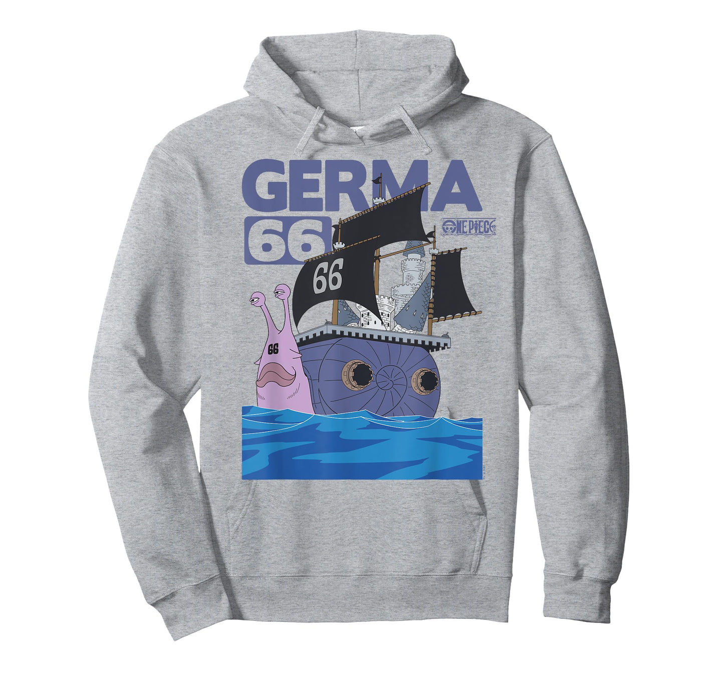 One Piece Anime Germa 66 Ship Sailing the Seas T-Shirt