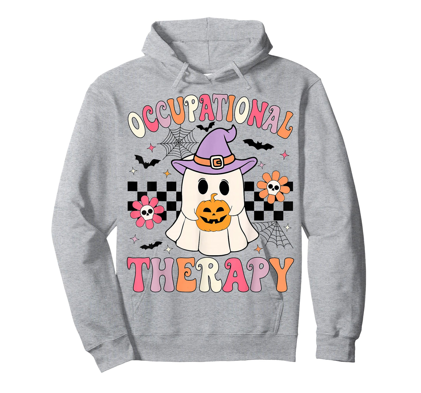 OT Occupational Therapy Halloween Retro Ghost OT Halloween T-Shirt