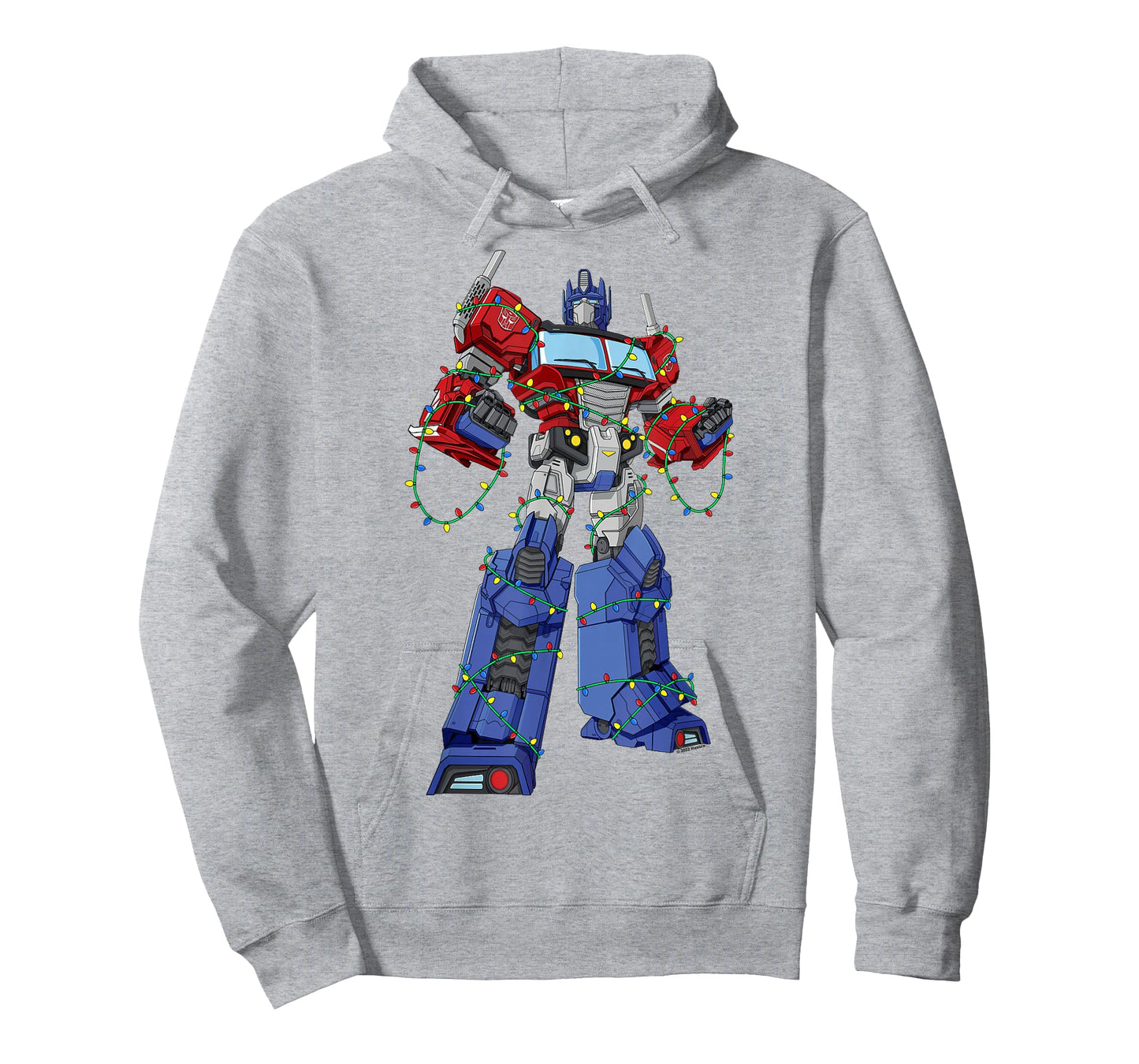 Transformers Optimus Prime Christmas Lights Wrap T-Shirt