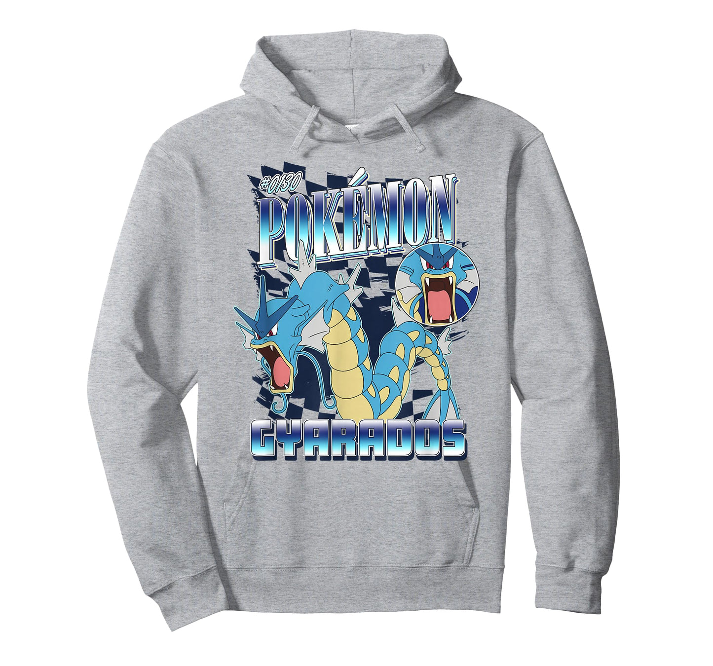 Pokémon Epic Gyarados Retro Montage Big Chest Logo T-Shirt