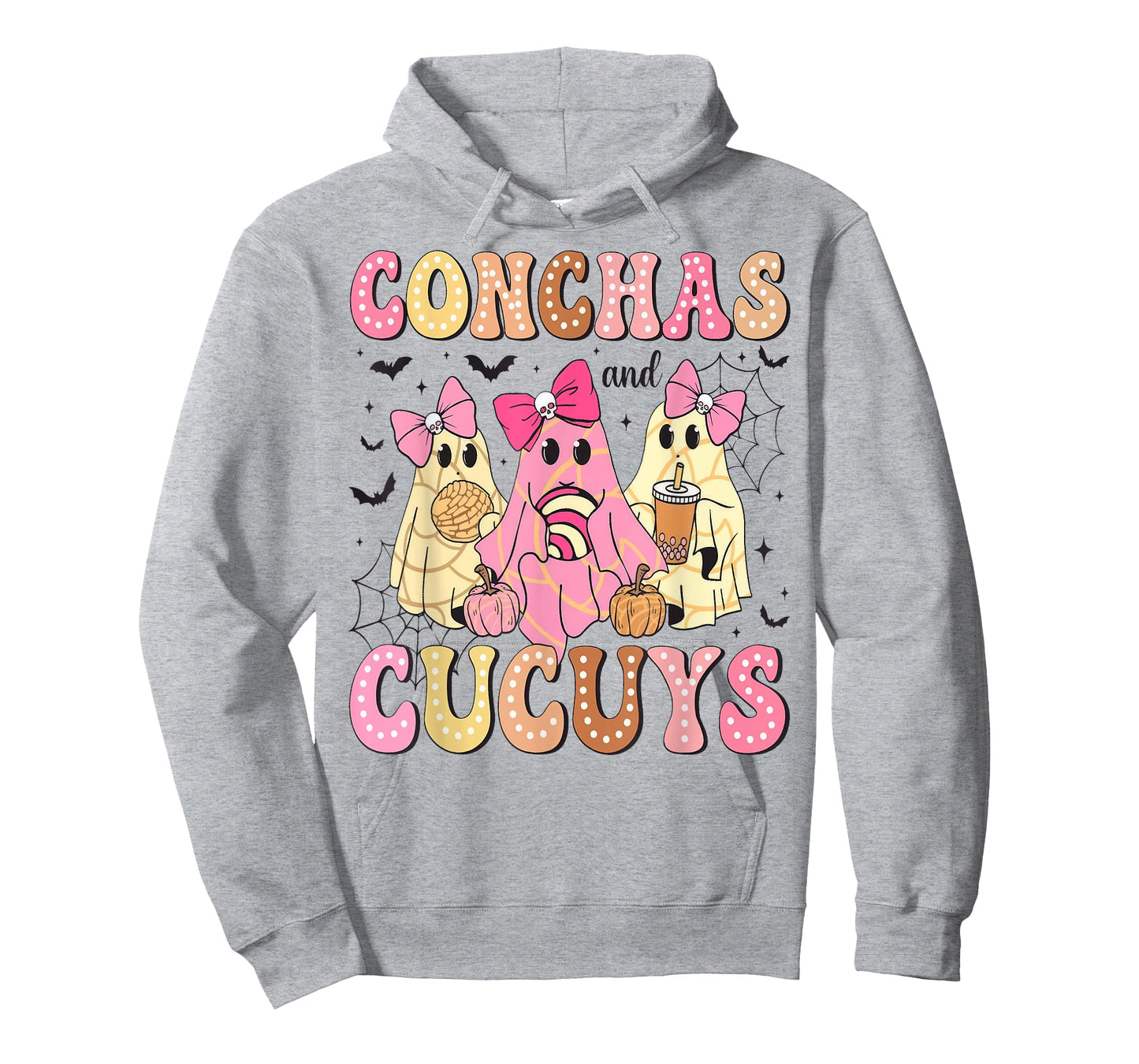 Pantasmas Conchas And Cucuys Ghost Cafe Y Pan Halloween T-Shirt