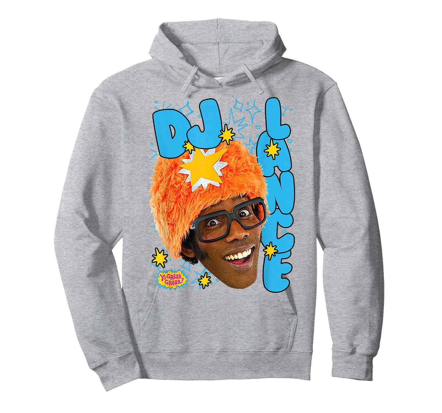 Yo Gabba Gabba! DJ Lance Photo Bubble Letters TV Show T-Shirt
