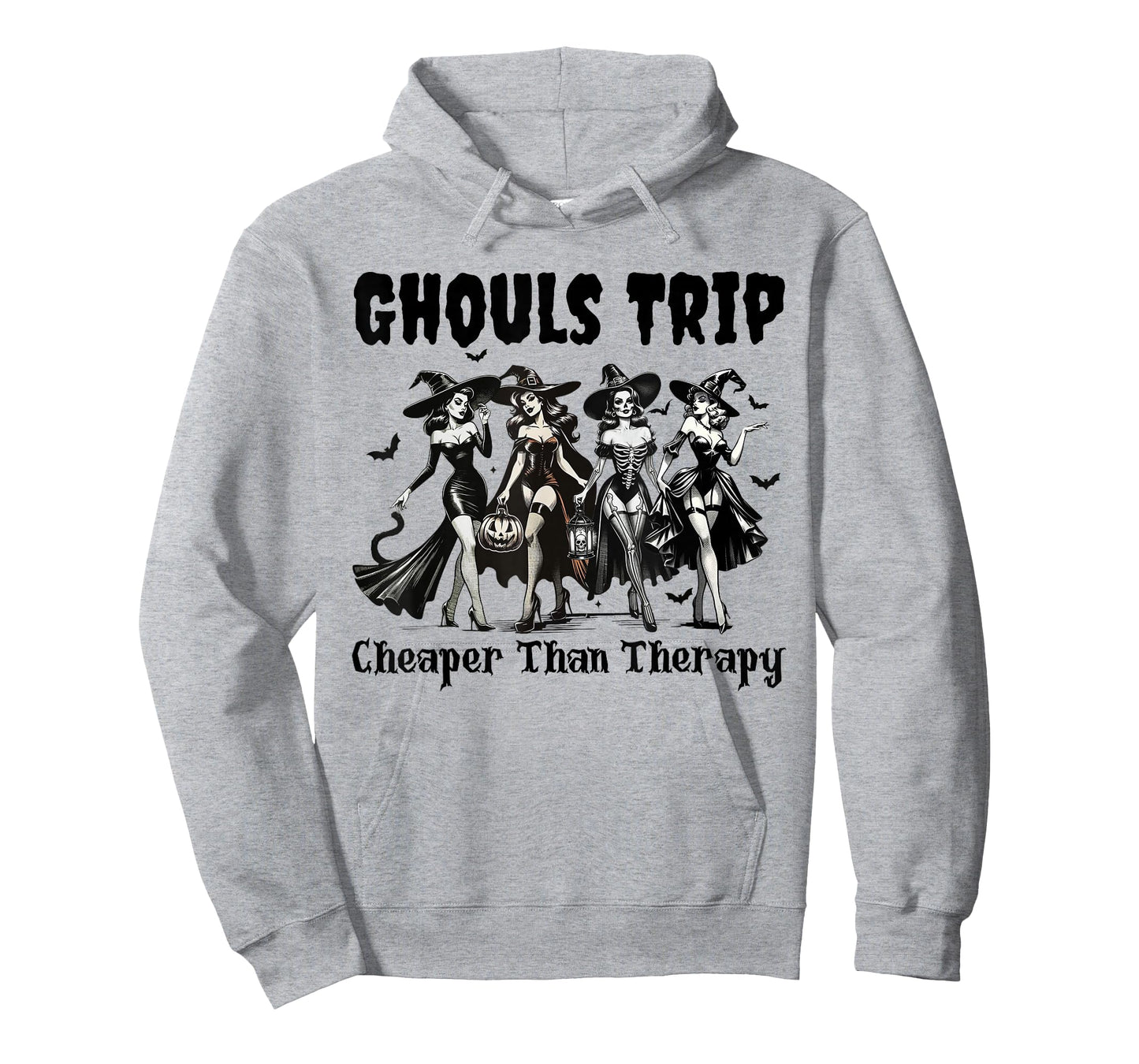Vintage Ghouls Trip Cheaper Than Witch Therapy Halloween T-Shirt