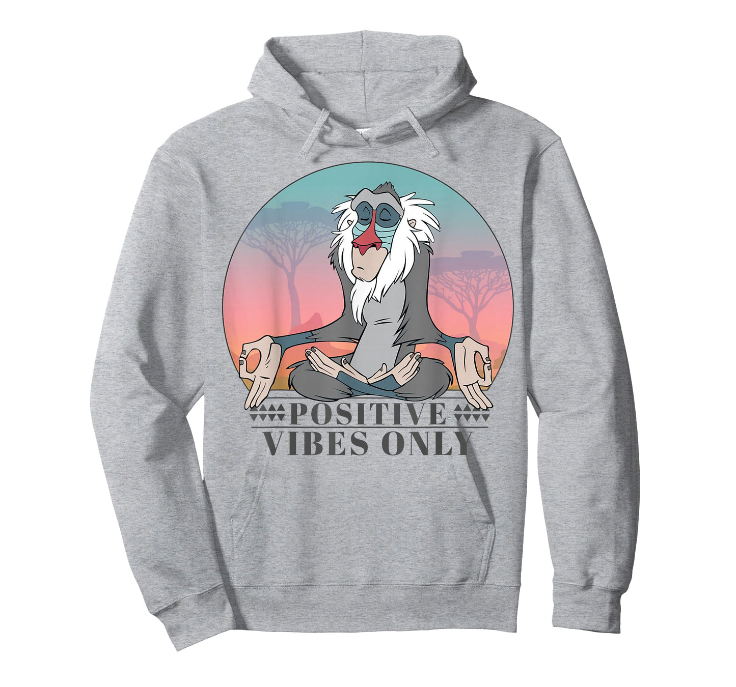 Disney The Lion King Rafiki Positive Vibes Only Vintage T-Shirt