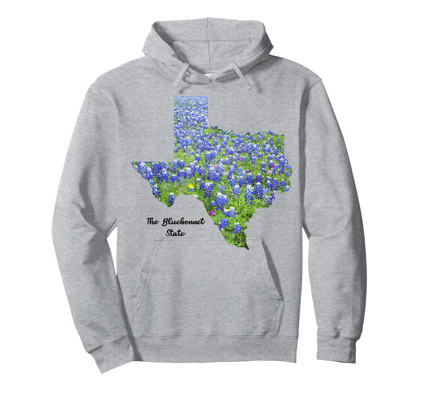 The Bluebonnet State Floral Texas Map TX US States Texan T-Shirt